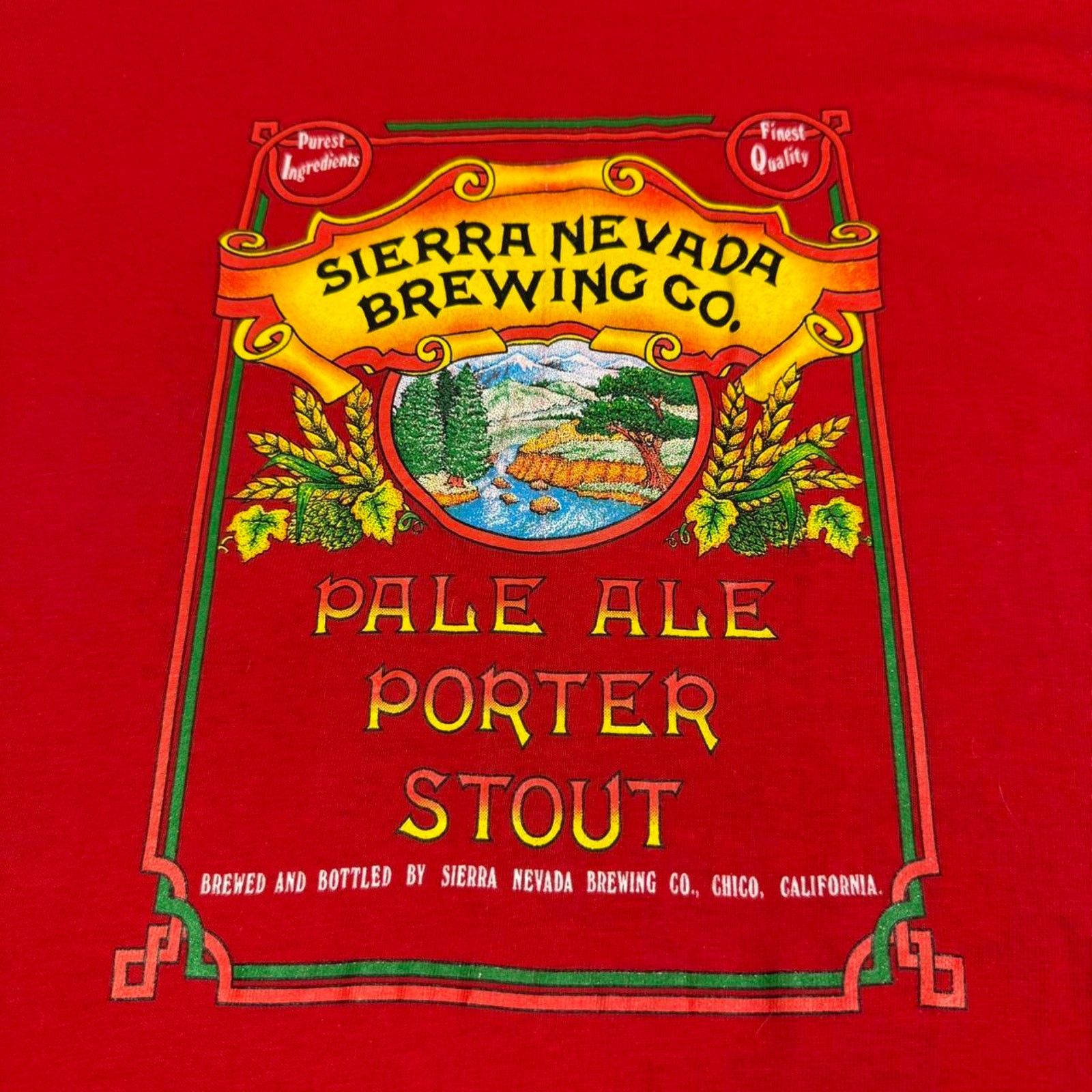 Hanes Vintage sierra nevada beer t shirt 90s USA XL Single Stitch Size US XL / EU 56 / 4 - 2 Thumbnail