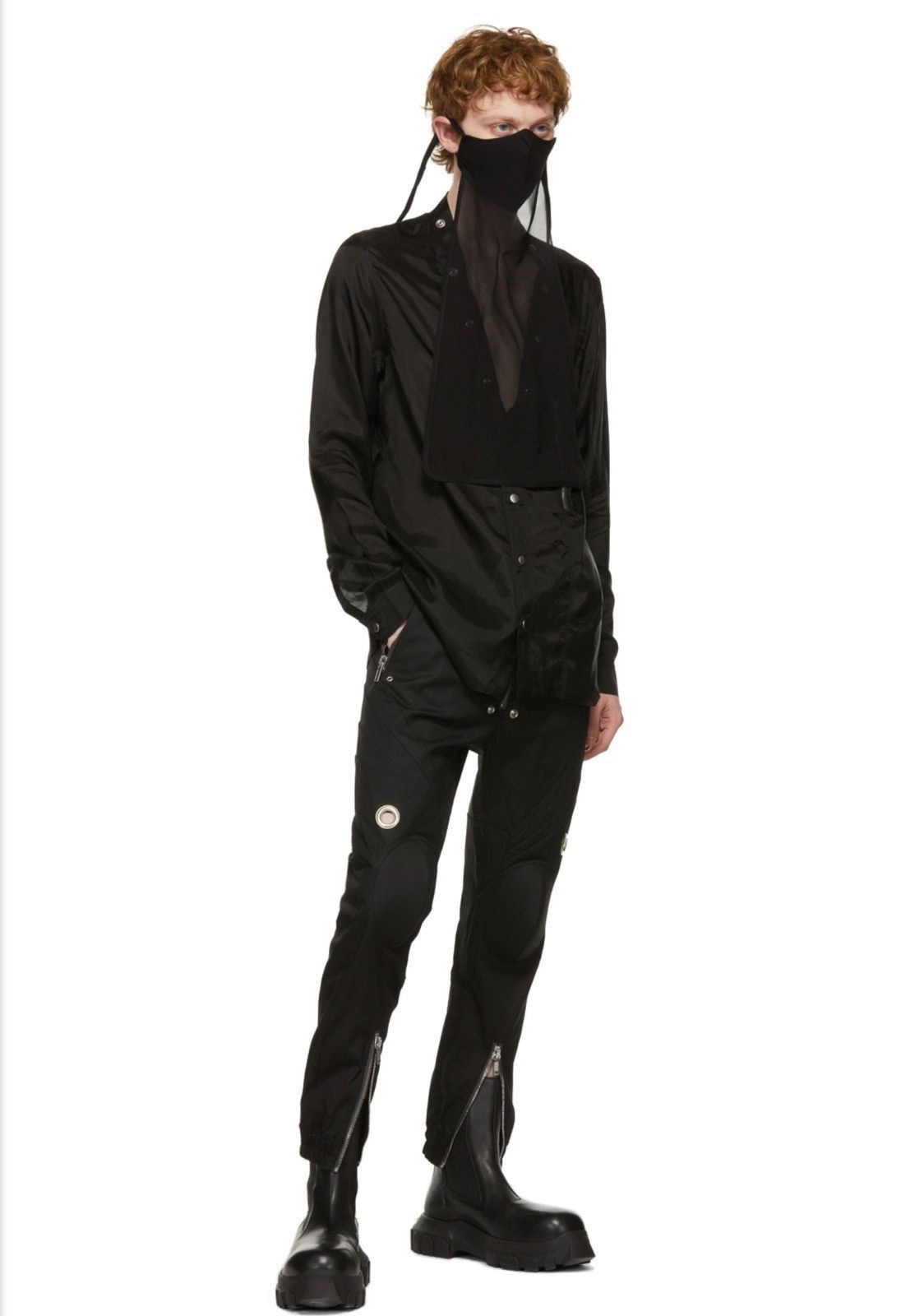 Rick Owens Rick Owens SS22 Fogachine Cotton Biker Joggers Size US 32 / EU 48 - 11 Thumbnail