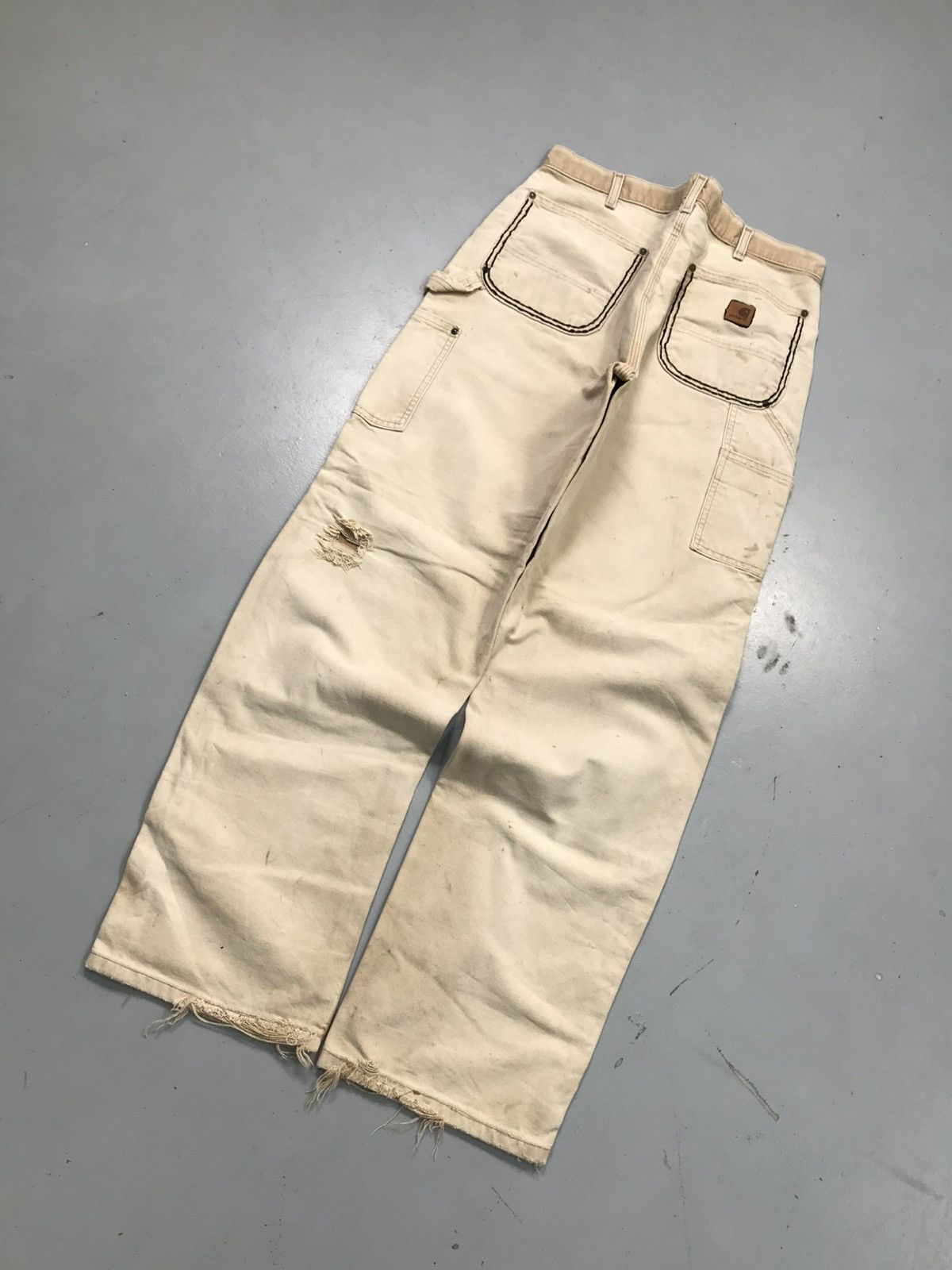 Carhartt 10f1 vintage carhartt handstitch b01 brn double knee Size US 36 / EU 52 - 6 Thumbnail