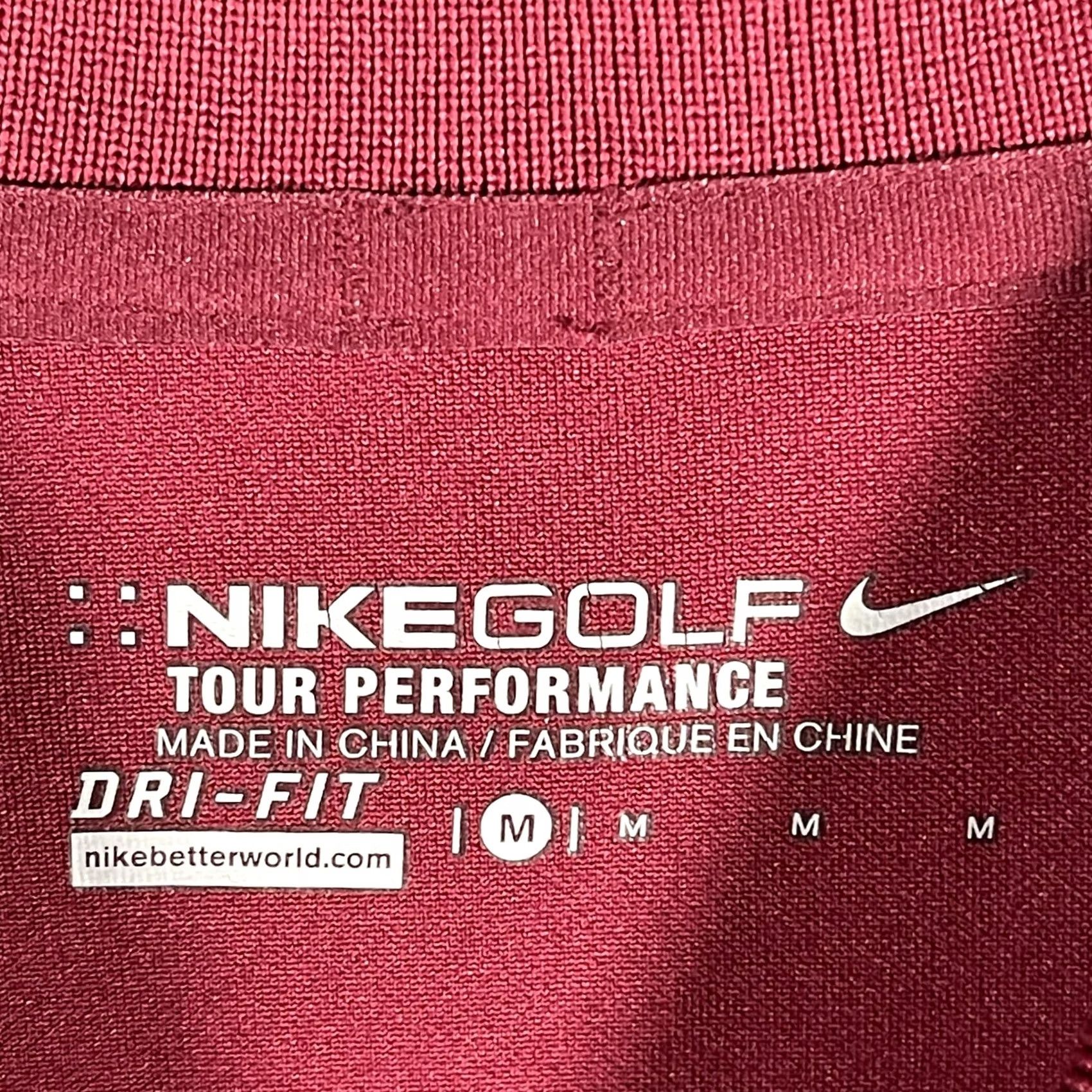 Nike Nike Golf Polo Shirt Mens M Red Tour Dri-FIT Victoria National Racing? Size US M / EU 48-50 / 2 - 6 Thumbnail