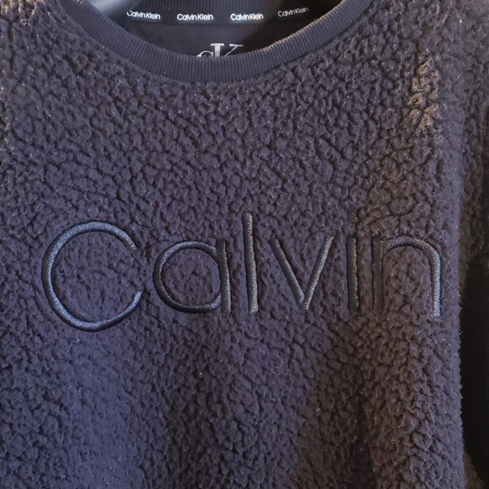 Calvin Klein Calvin Klein black sherpa sweatshirt size S Size S / US 4 / IT 40 - 2 Thumbnail