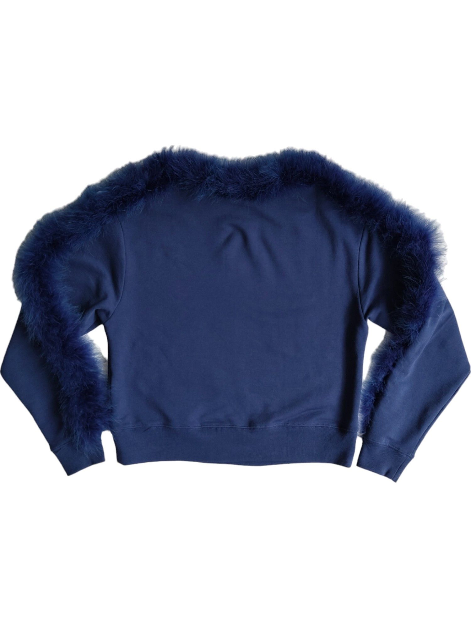Dries Van Noten Midnight Blue Cotton Sweatshirt Size US S / EU 44-46 / 1 - 2 Thumbnail