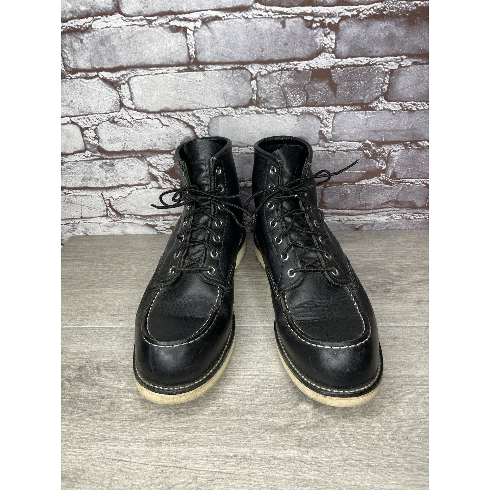Red Wing Red Wing Boots 9075 Harley Ninja Genuine Black Leather Lace Size US 11 / EU 44 - 12 Thumbnail