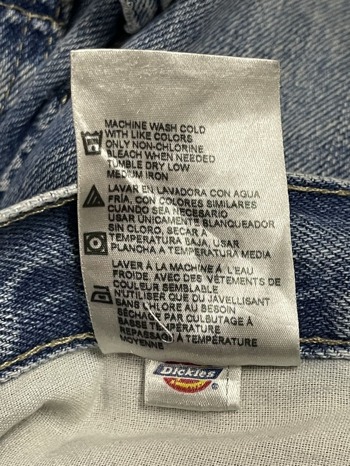 Dickies Vintage Dickies Blue Faded Wash Carpenter Loose Jeans Size US 34 / EU 50 - 10 Thumbnail