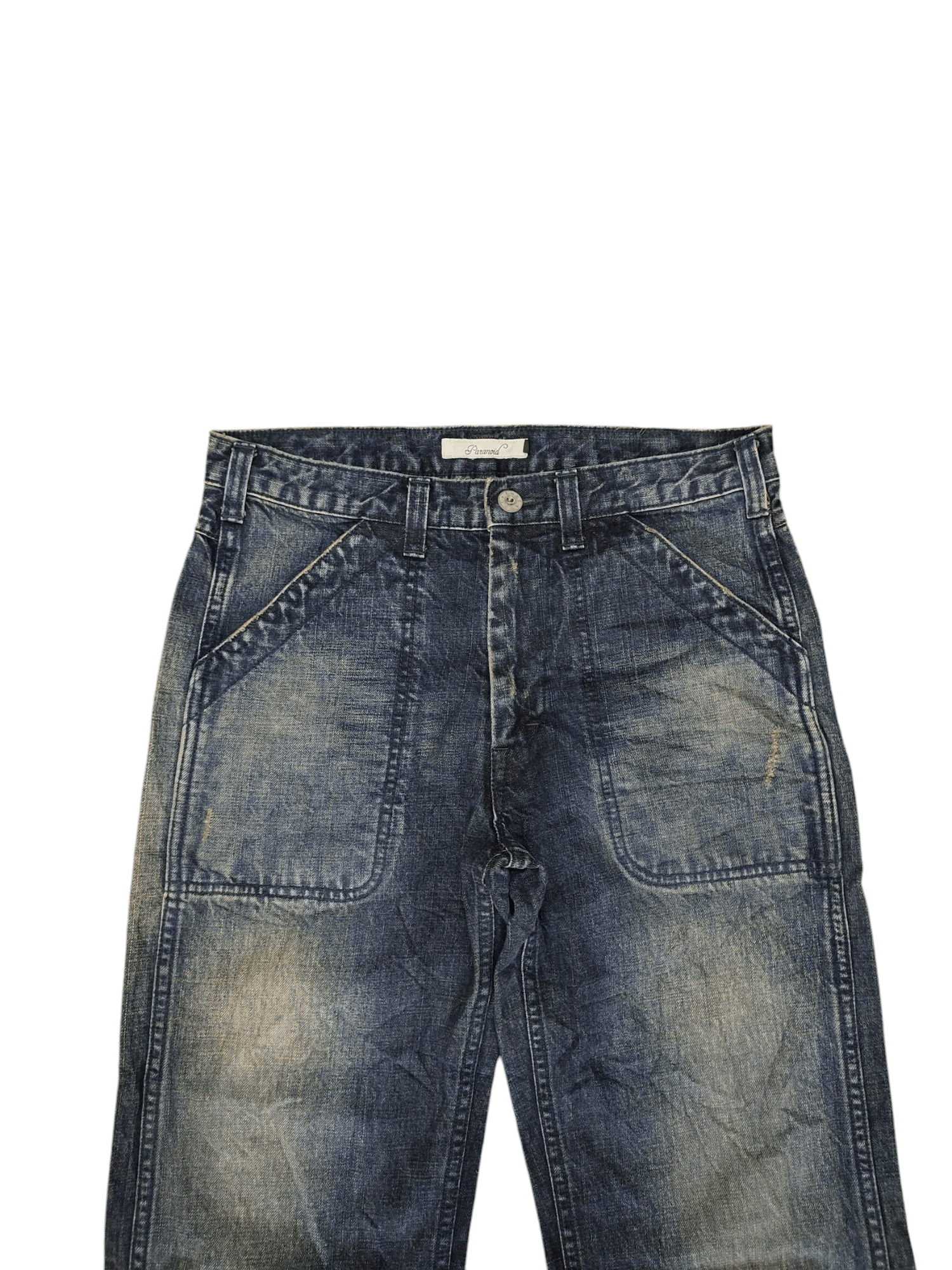 If Six Was Nine Vintage Paranoid Japan Us Army Fatigue Denim Pants Size US 32 / EU 48 - 3 Thumbnail