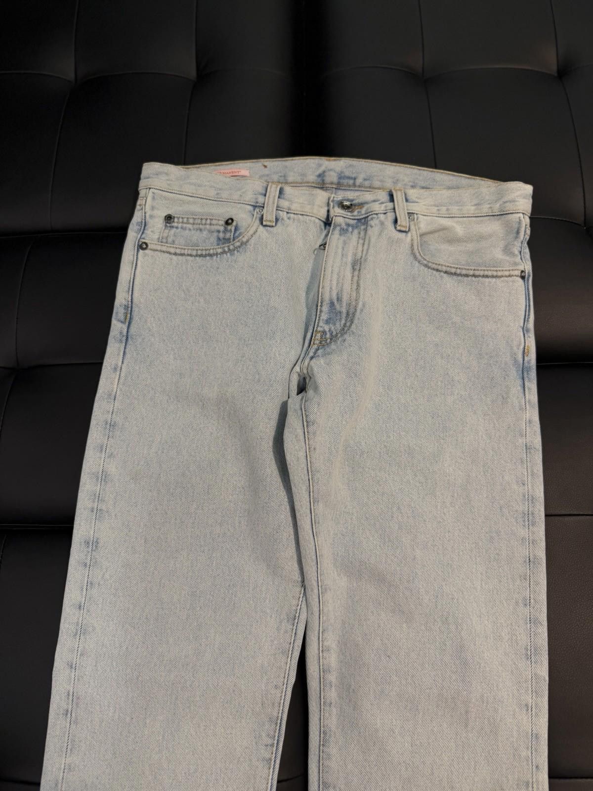 Off-White Off White c/o Virgil Abloh Jeans Men 31x30 Diagonal Stripe Size US 31 - 3 Thumbnail
