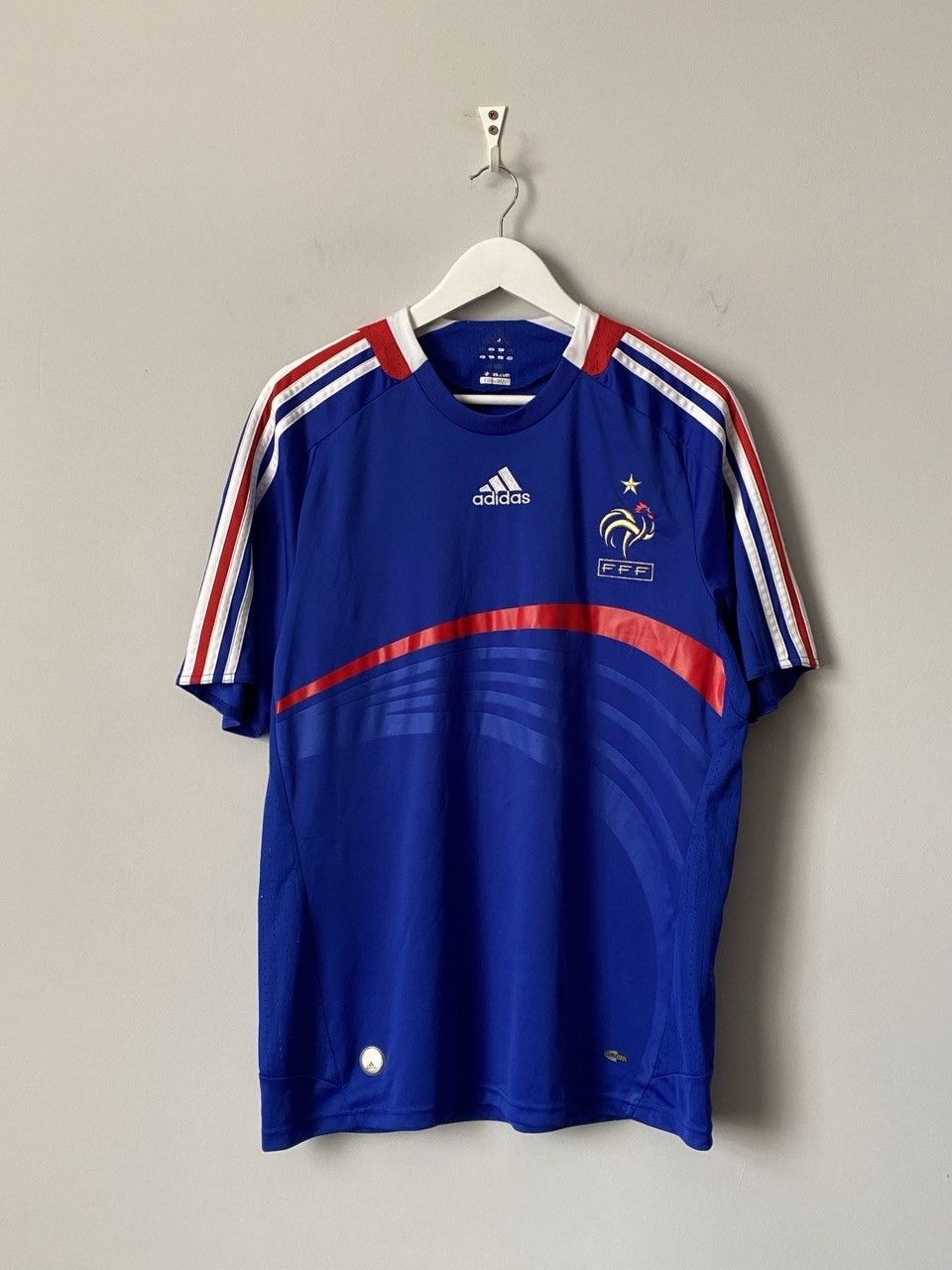 Adidas Vintage Adidas France 2008 Home Soccer Jersey Henry Era Size US M / EU 48-50 / 2 - 1 Thumbnail