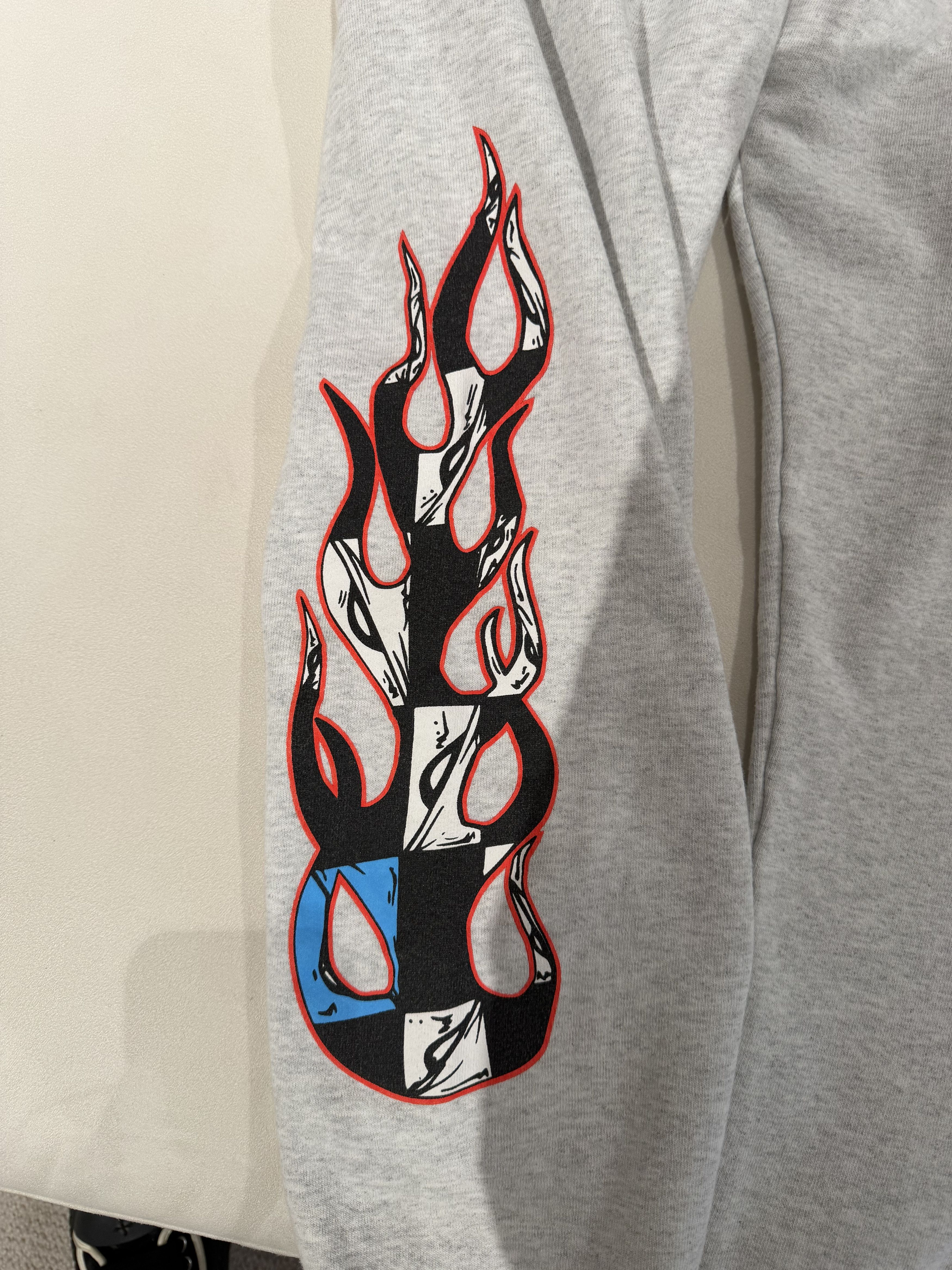 Chrome Hearts Chrome Hearts Matty Boy Flame Graffiti Grey Sweatpants Size US 30 / EU 46 - 3 Thumbnail