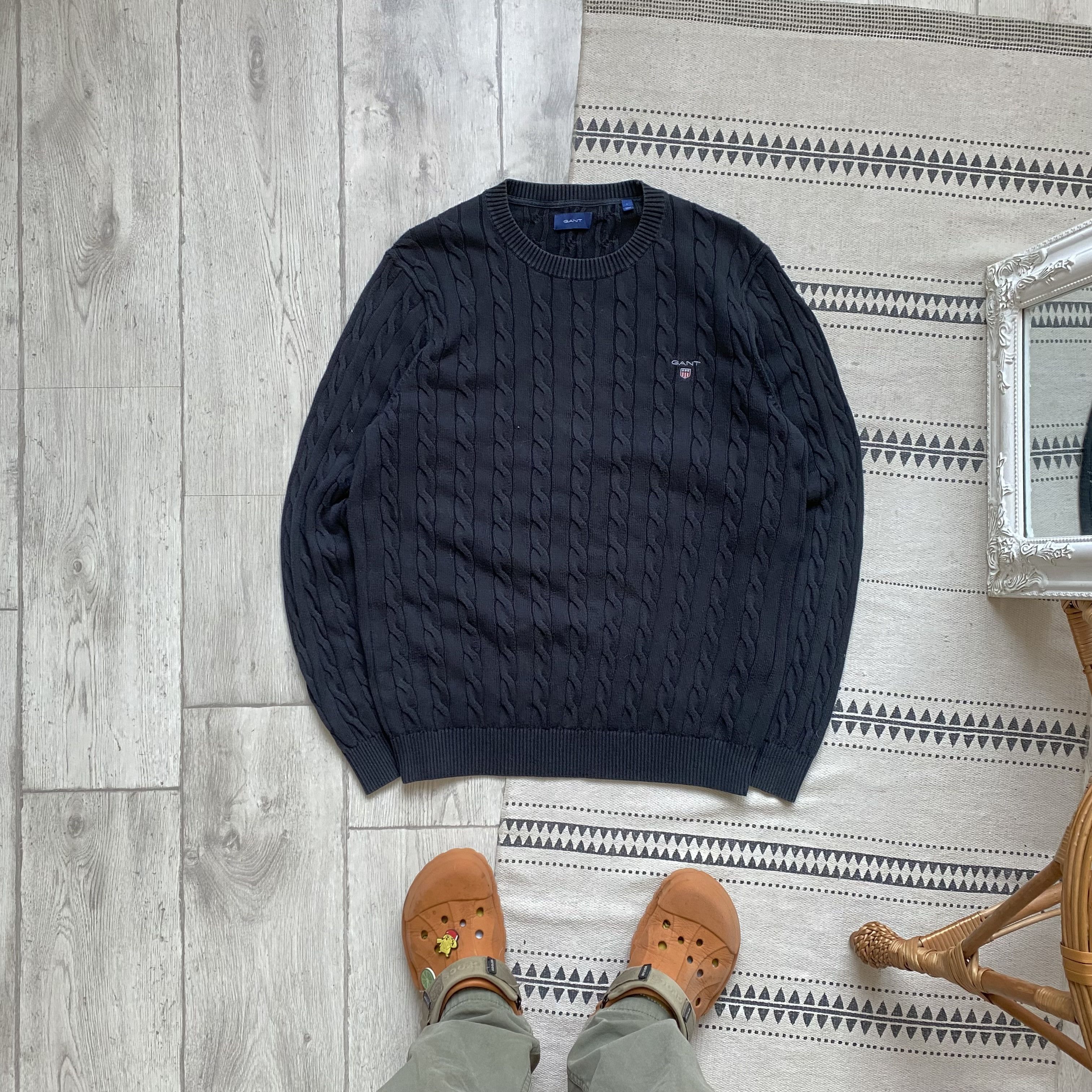 Gant Vintage Gant USA Cable knit sweater mini logo Knitwear Size US L / EU 52-54 / 3 - 1 Thumbnail