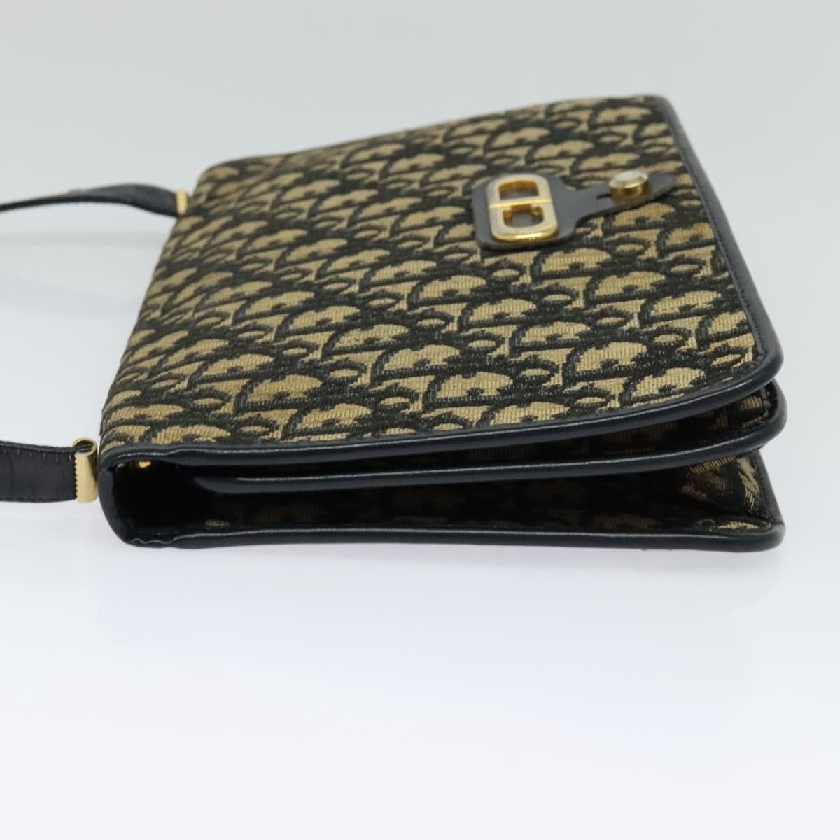 Dior DIOR Trotter Canvas Shoulder Bag Navy Size ONE SIZE - 4 Thumbnail