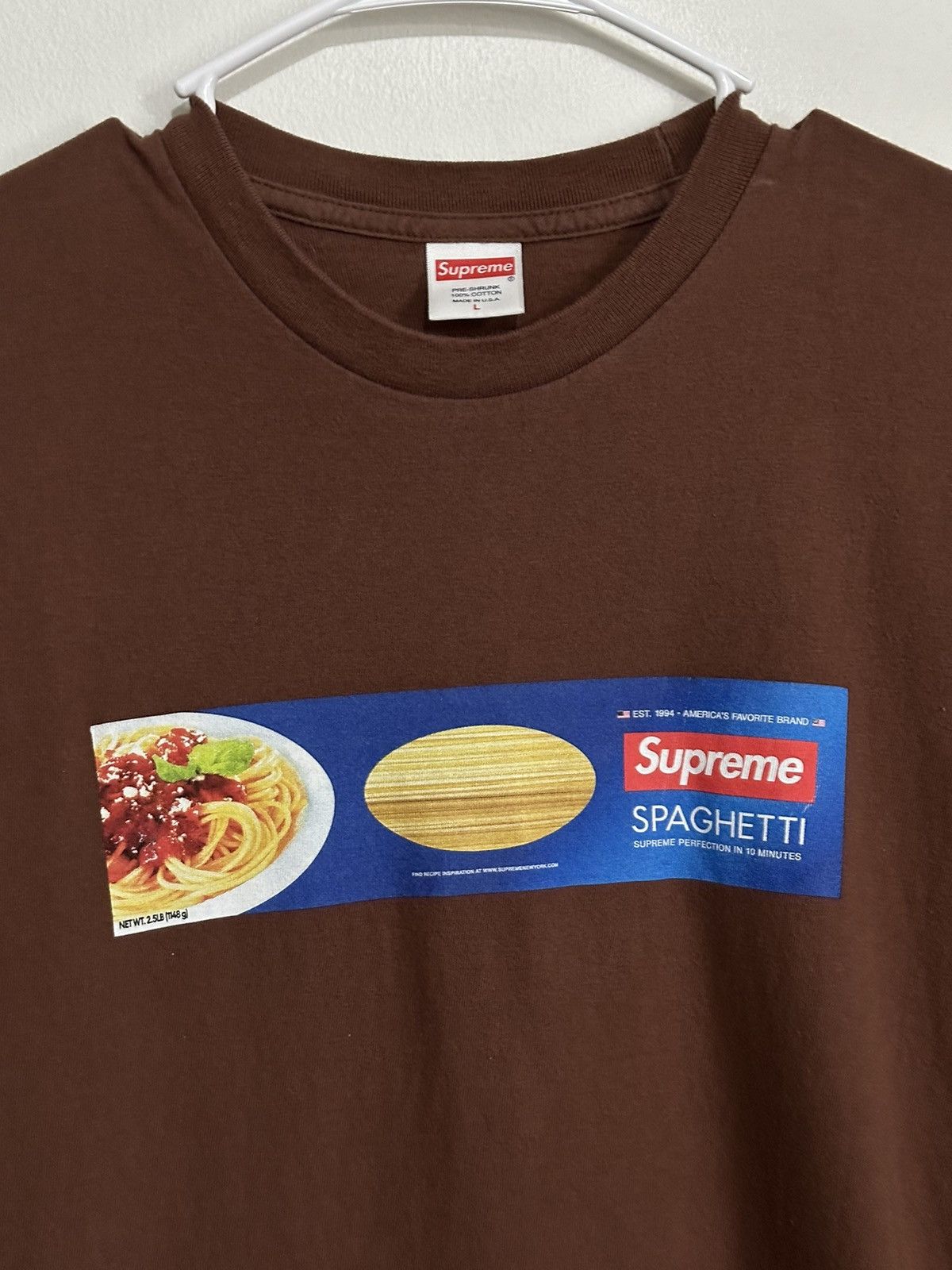 Supreme Supreme Spaghetti Tee Size US L / EU 52-54 / 3 - 2 Thumbnail