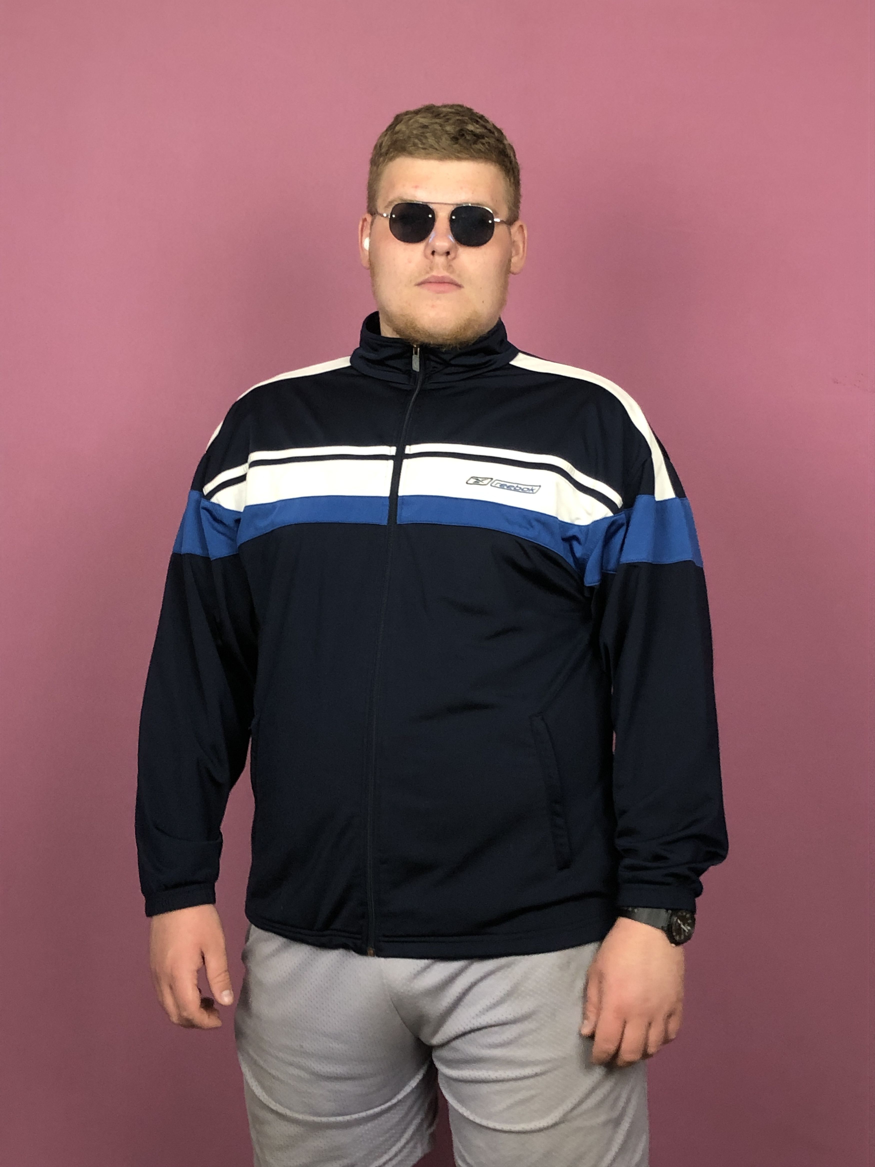 Reebok × Vintage Reebok Vintage Men's Track Jacket - XL Size US XL / EU 56 / 4 - 2 Thumbnail