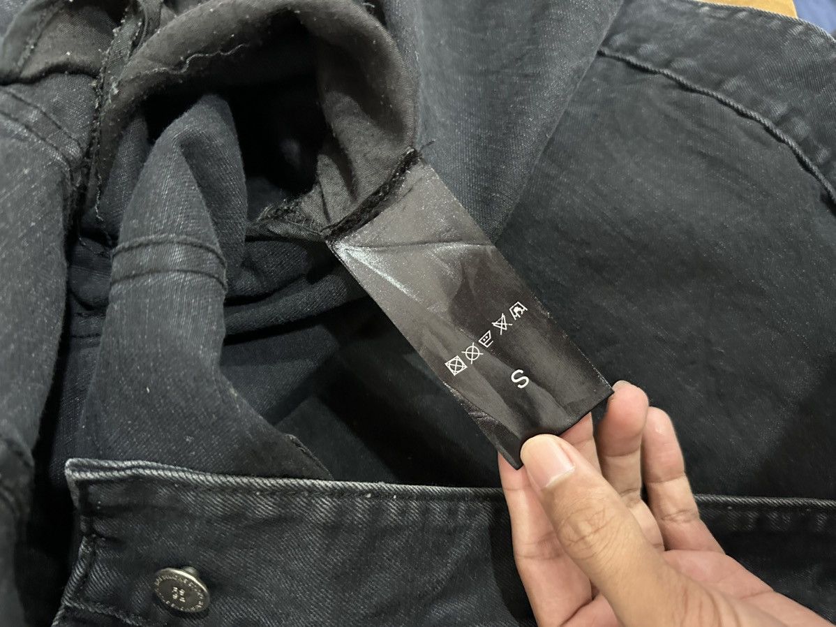 Raf Simons Raf Simons x Peter Saville SS18 Oversize Denim Jacket Black Size US S / EU 44-46 / 1 - 11 Thumbnail
