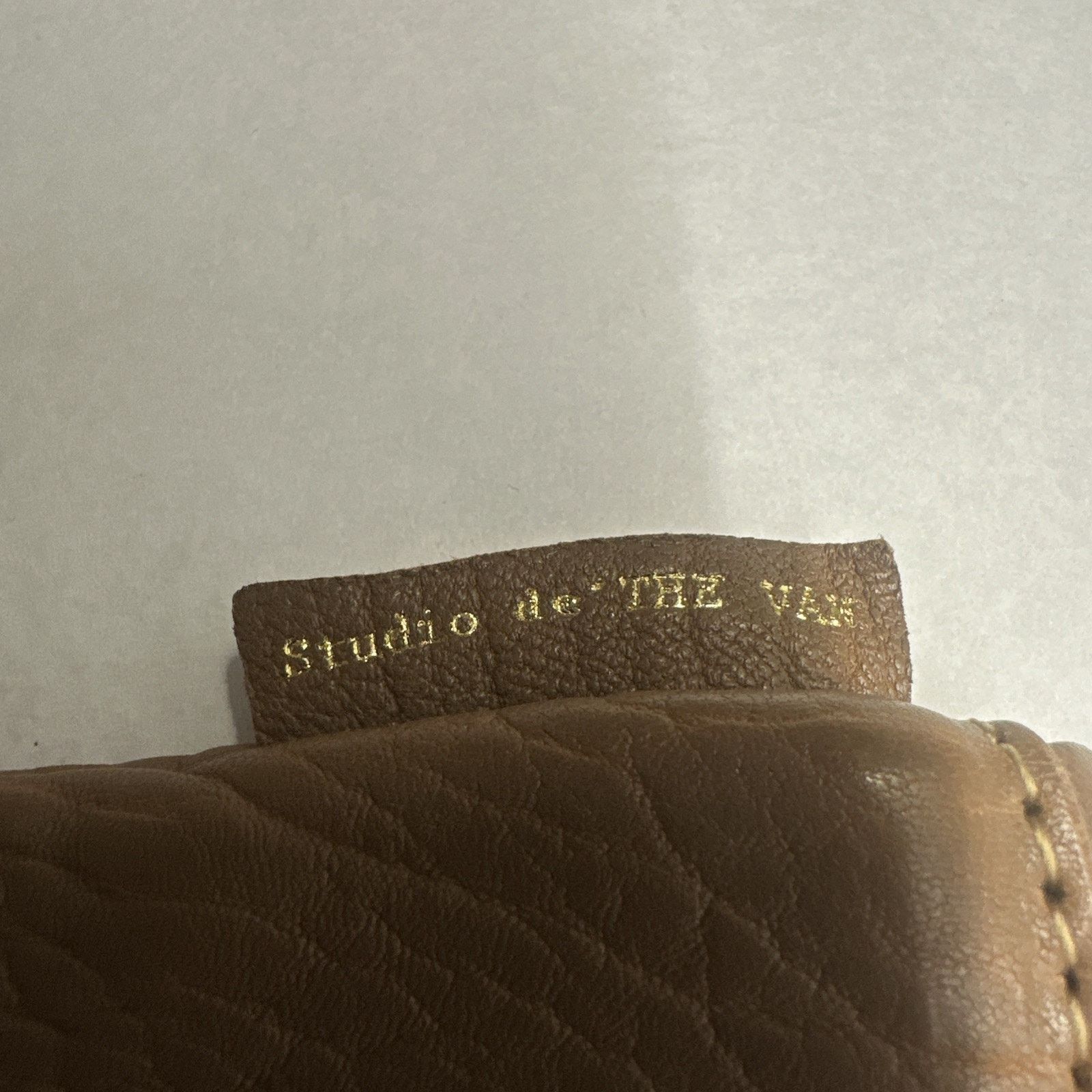 & Other Stories Studio De Thé Van Beige Leather Pouch – Small Purse Size ONE SIZE - 2 Thumbnail