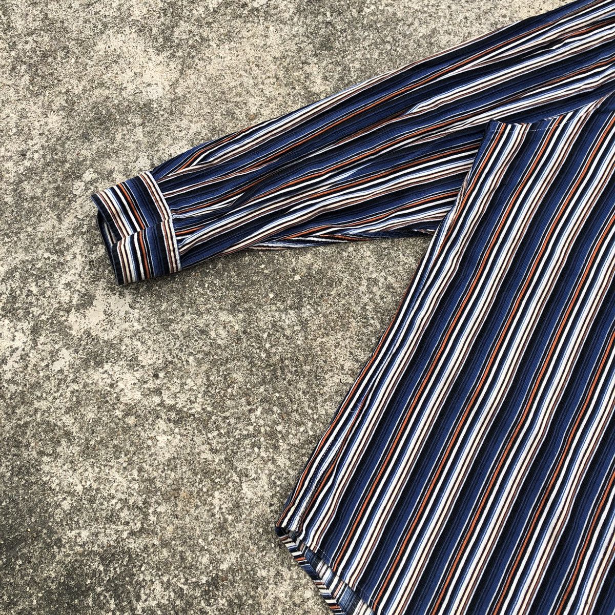 Designer × Japanese Brand × Kansai Yamamoto 🔥Rare🔥🇯🇵Kansai Yamamoto Corduroy Stripe Western Button Shirts Size US XXL / EU 58 / 5 - 9 Thumbnail