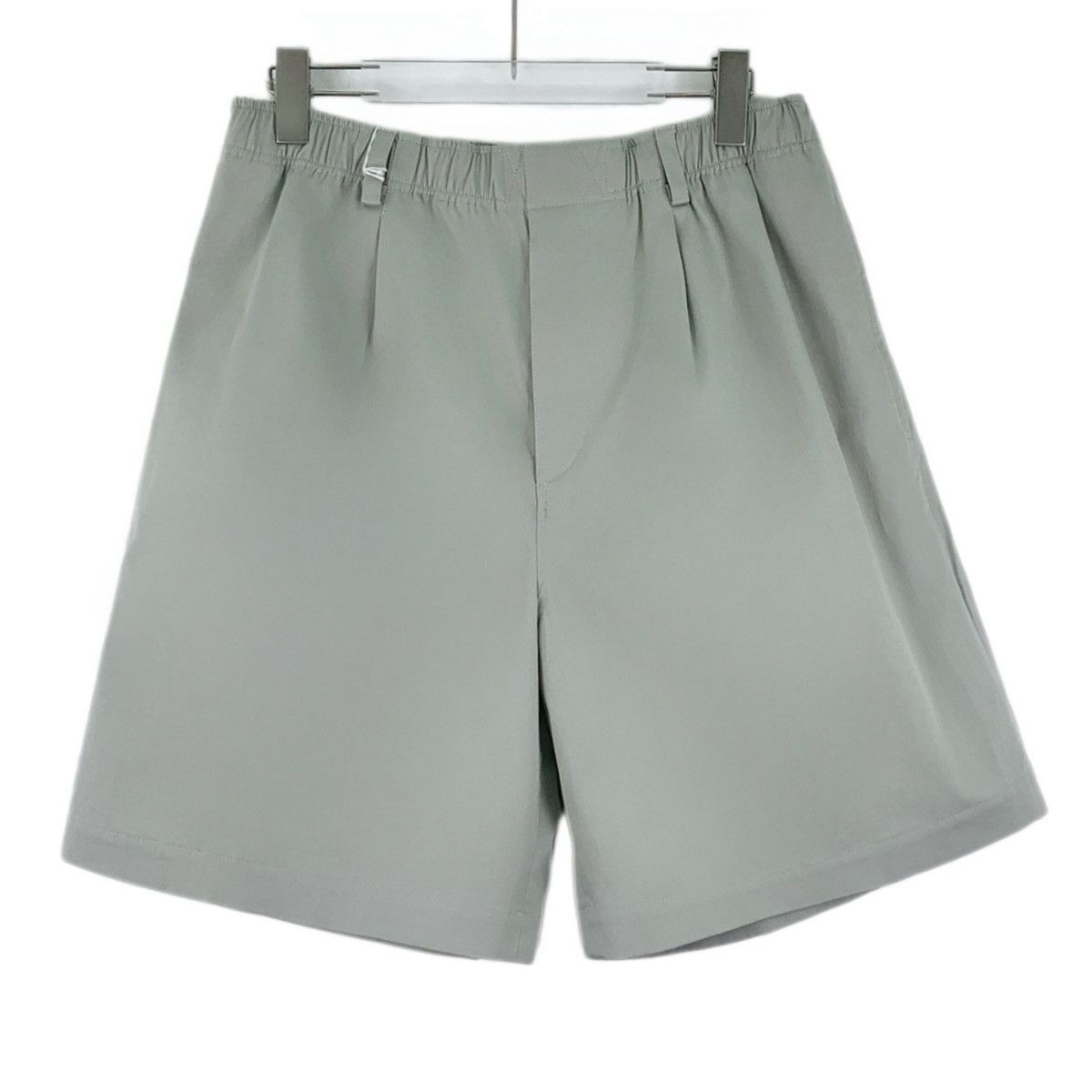 Hermes Hermes 24FW Grey Cotton Elastic Waist Casual Shorts K26WX Size US 28 / EU 44 - 1 Thumbnail