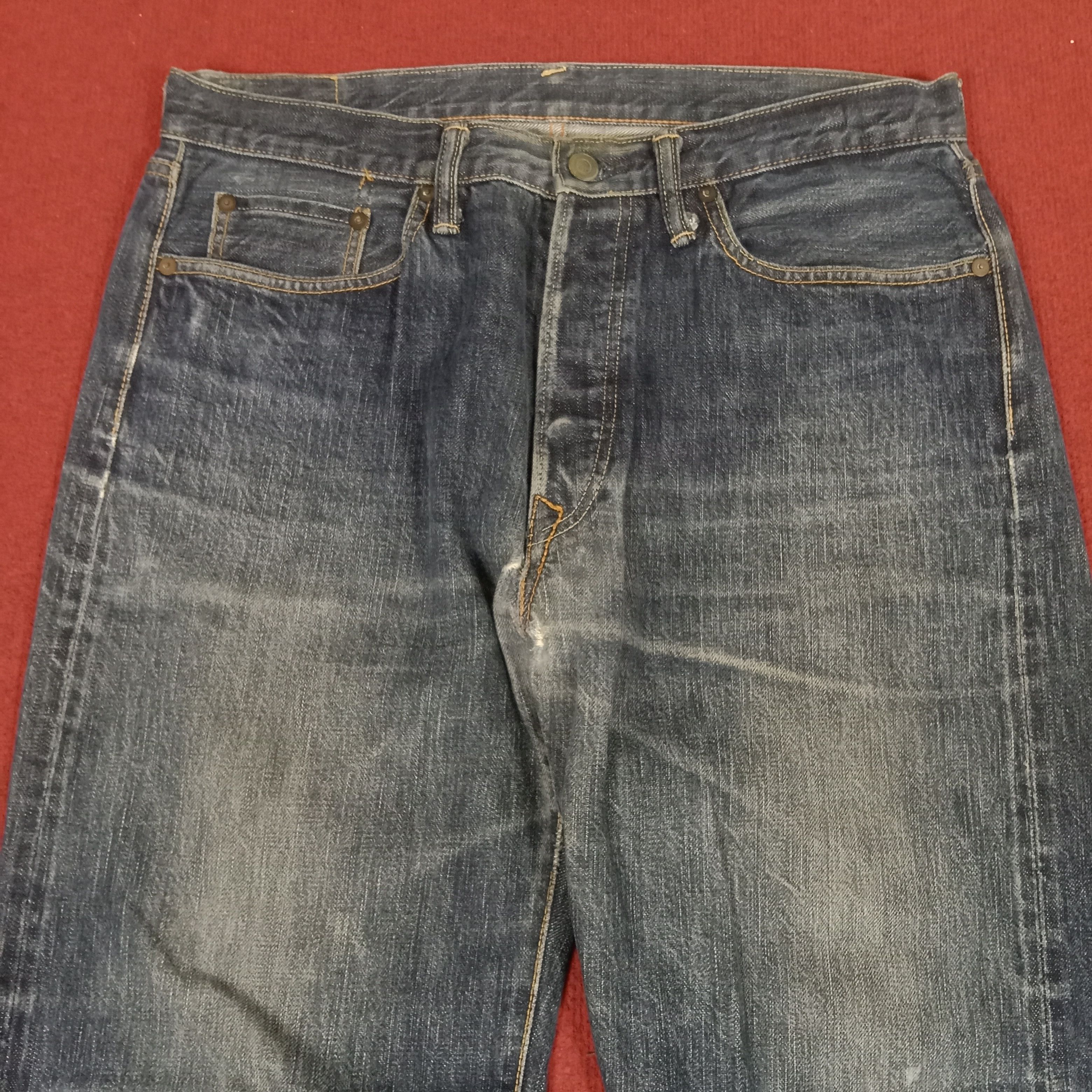 45rpm × Japanese Brand × Vintage 45RPM Japanese Brand Casual Style Jeans Size US 33 - 2 Thumbnail