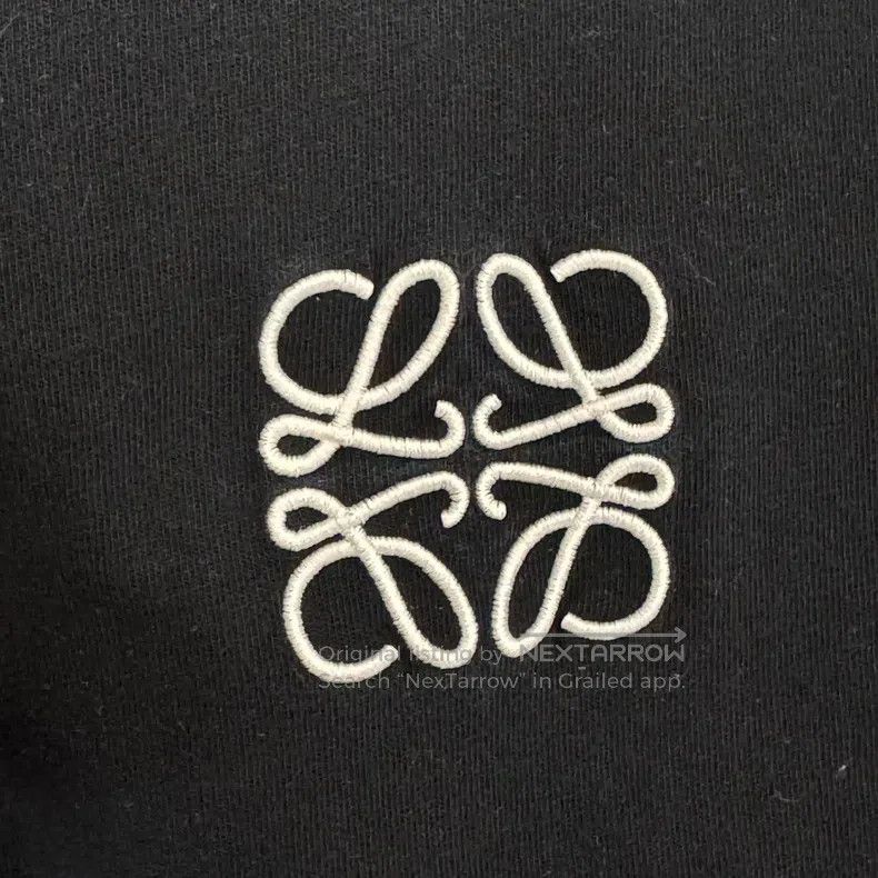 Loewe Loewe Black Embroidered Logo Short Sleeve Size US XL / EU 56 / 4 - 4 Thumbnail