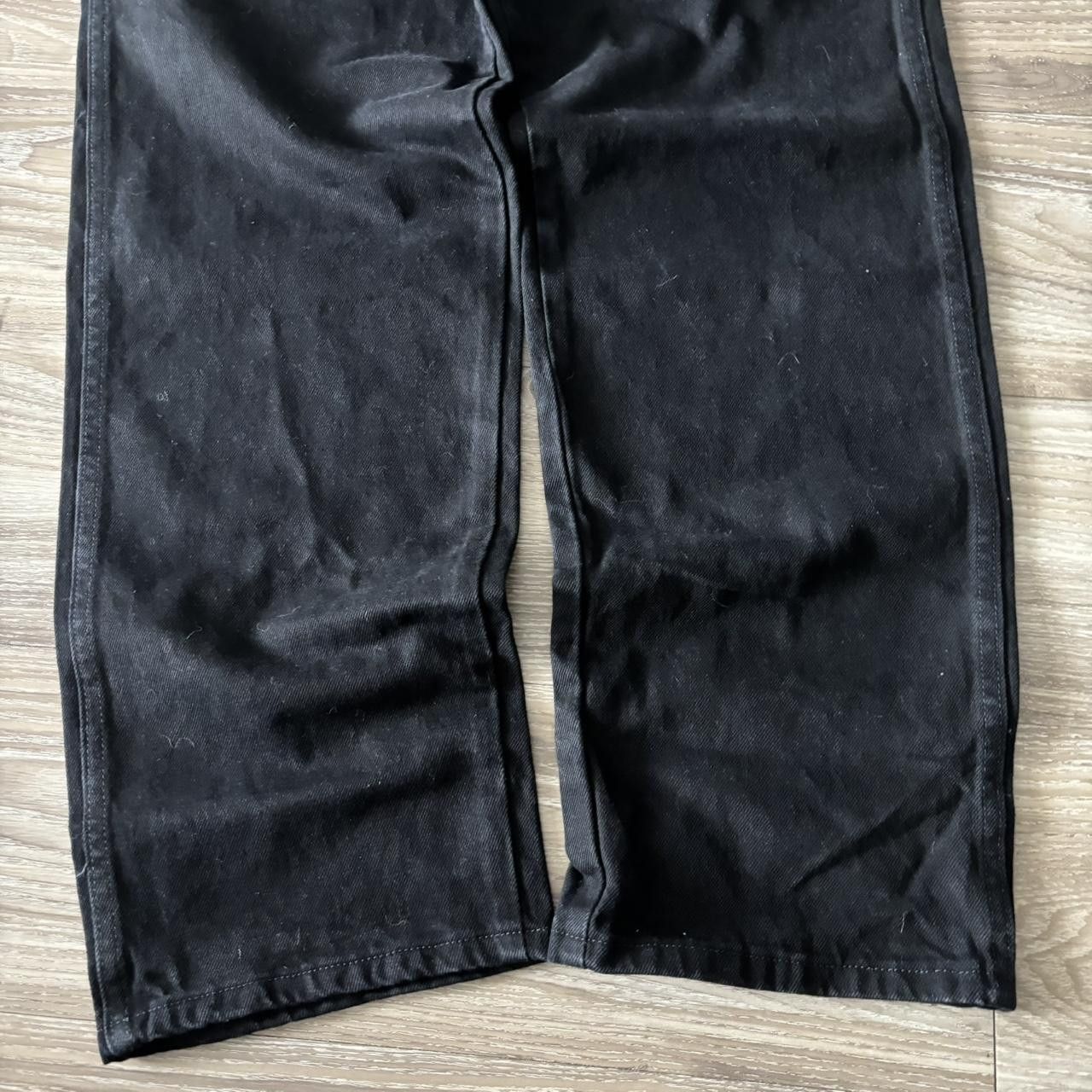 Vintage Crazy Vintage Y2K/2000s Grunge Black Baggy Denim Jeans! 36x38 Size US 36 / EU 52 - 6 Thumbnail