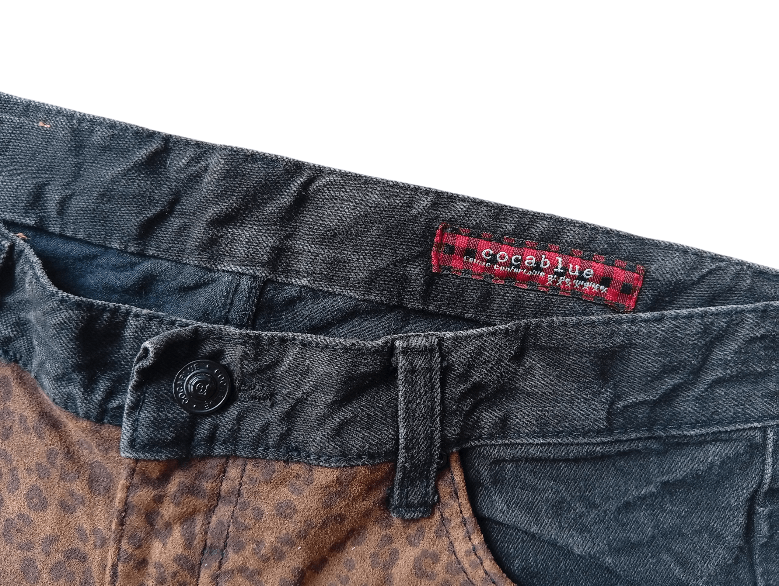 Japanese Brand Cocablue leopard denim short Size 28" / US 6 / IT 42 - 3 Thumbnail