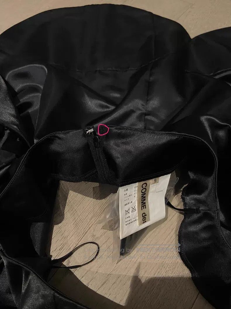 Comme des Garcons Comme Des Garcons size S Satin ruffle hem skirt Size 25" / US 0 / IT 36 - 5 Thumbnail