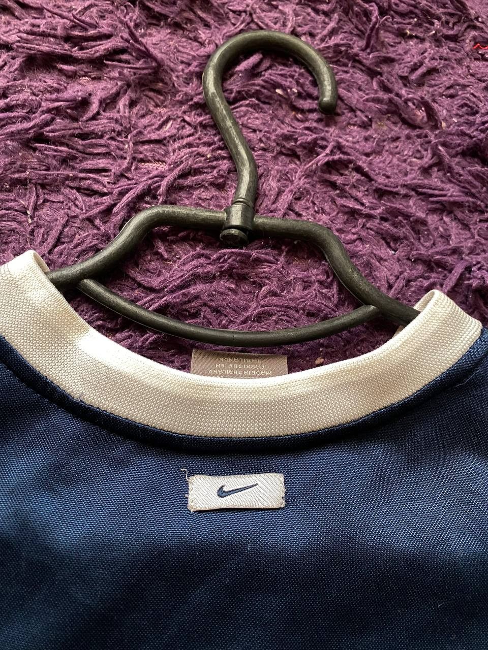 Nike × Vintage 90s Nike Central Swoosh Vintage Y2K Oversized Retro T-Shirt Size US S / EU 44-46 / 1 - 10 Thumbnail