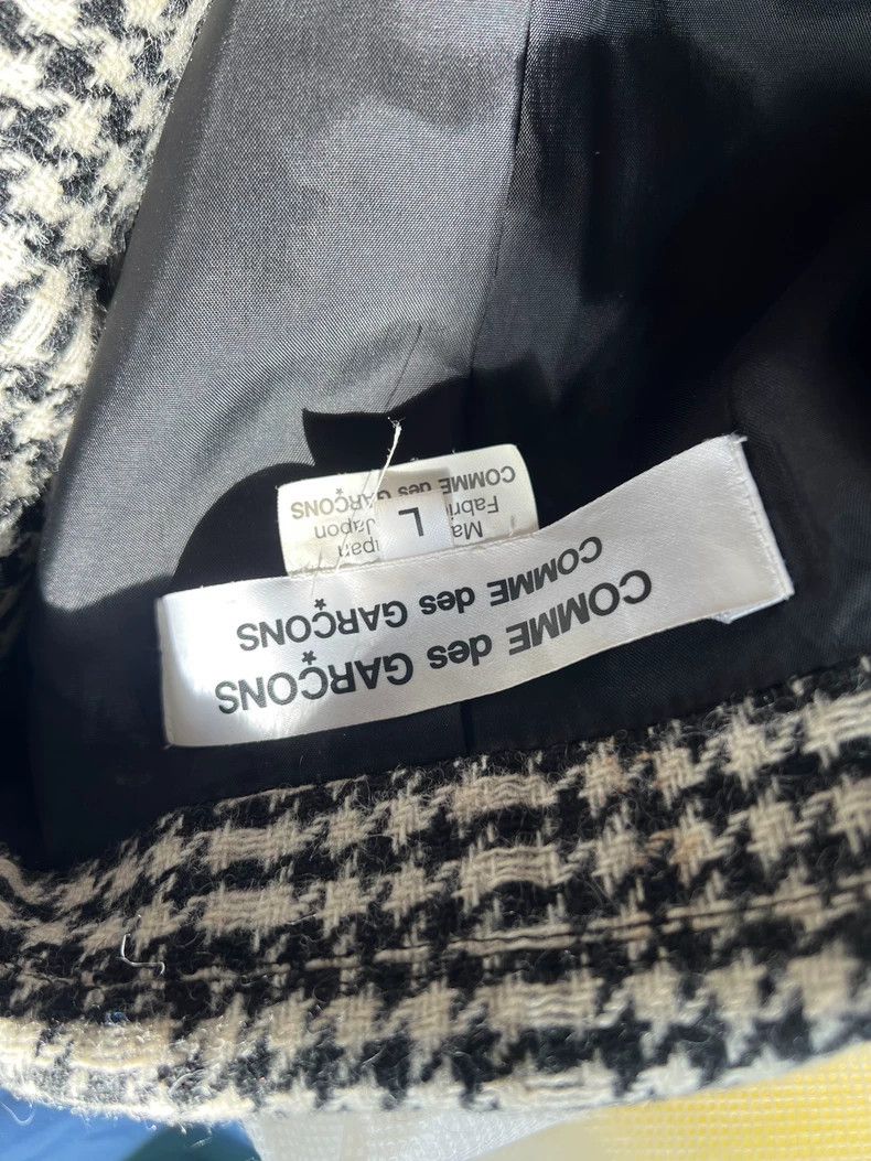 Comme Des Garcons Plaid Lace Blazer Blazers