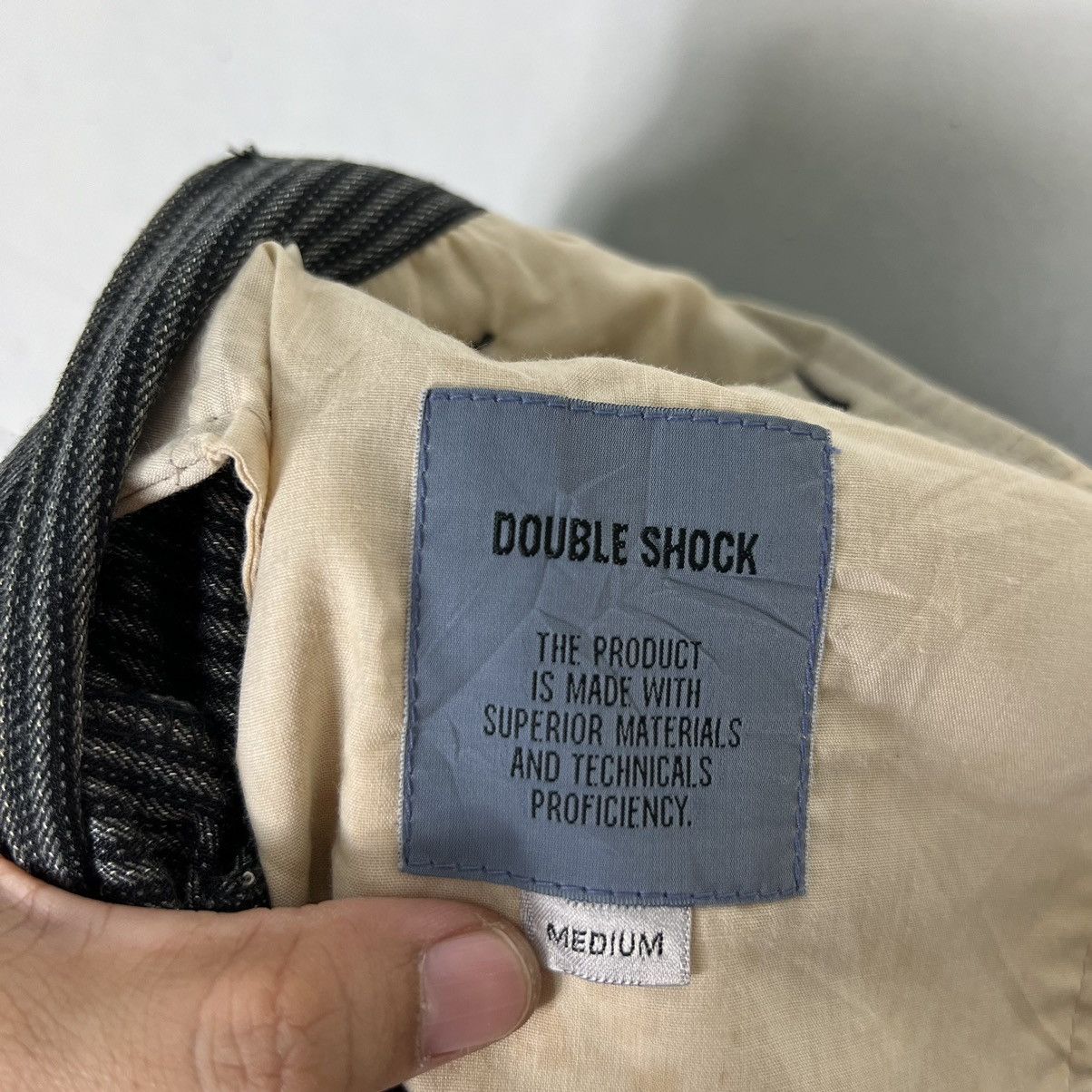 Japanese Brand 🔥 DOUBLE SHOCK NEMETH HIKORY STRIPE Size US 28 / EU 44 - 13 Thumbnail