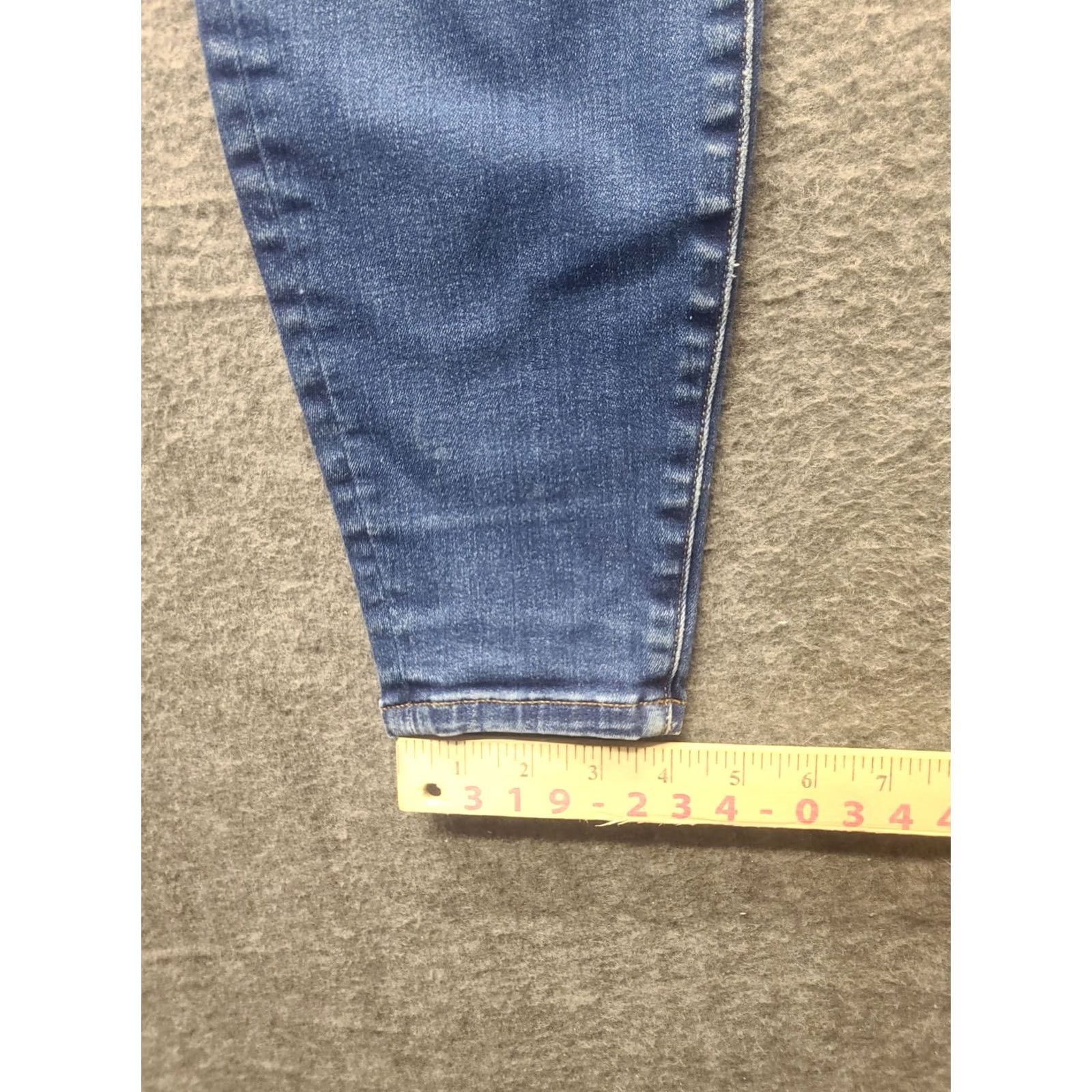 Vintage Duluth Jeans Womens 8x30 Asset Management Skinny Fit High Rise Stretch Denim Blue 5-Pocket Mens Womens Boys Girls (Note: If Mascot) Size 30" / US 8 / IT 44 - 7 Thumbnail