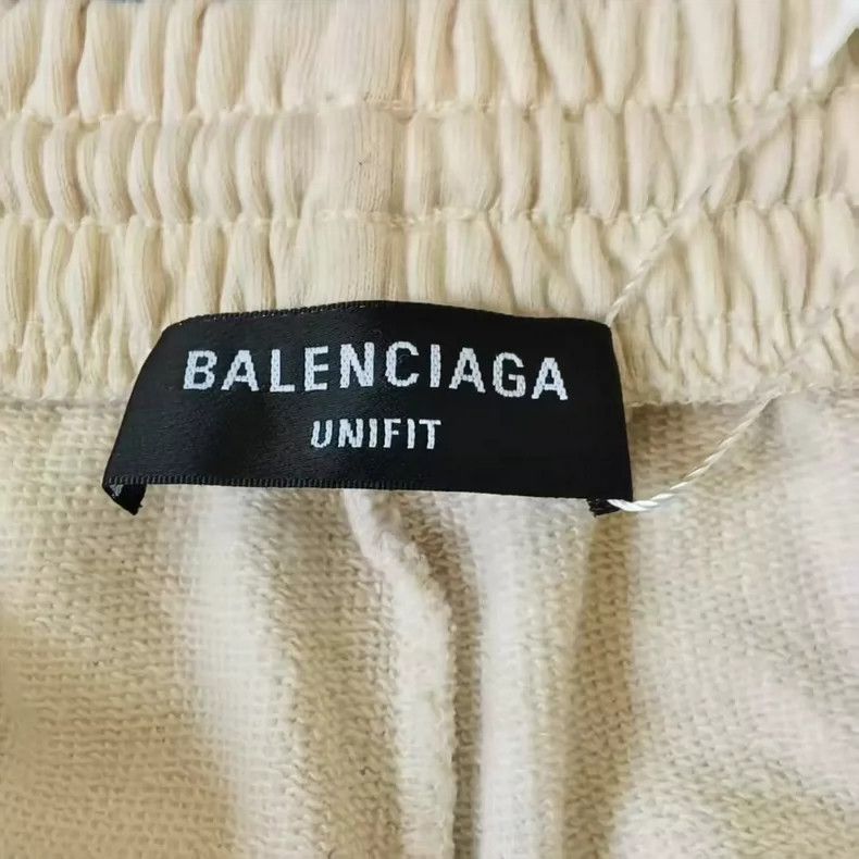 Balenciaga Balenciaga size S Solid Color Logo Printed Elastic Waist S Size US 27 - 3 Thumbnail