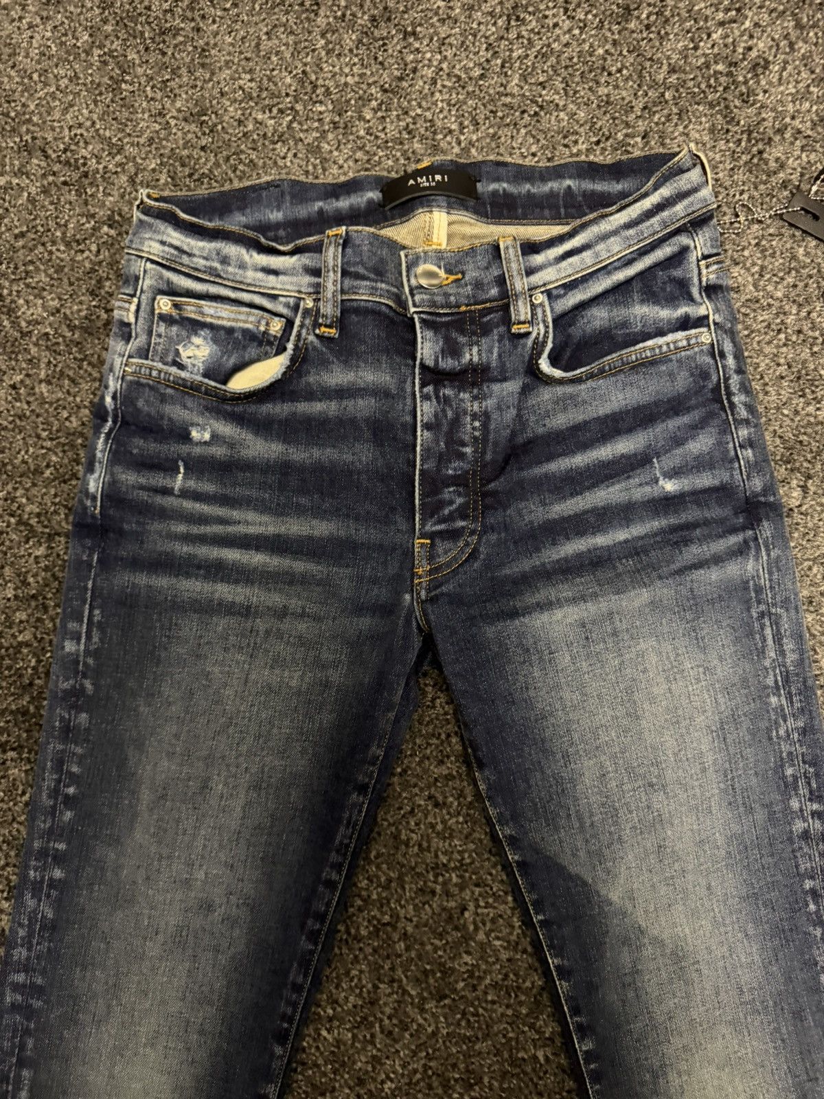 Amiri Amiri Deep Classic Indigo Stack Jeans Size US 30 / EU 46 - 3 Thumbnail