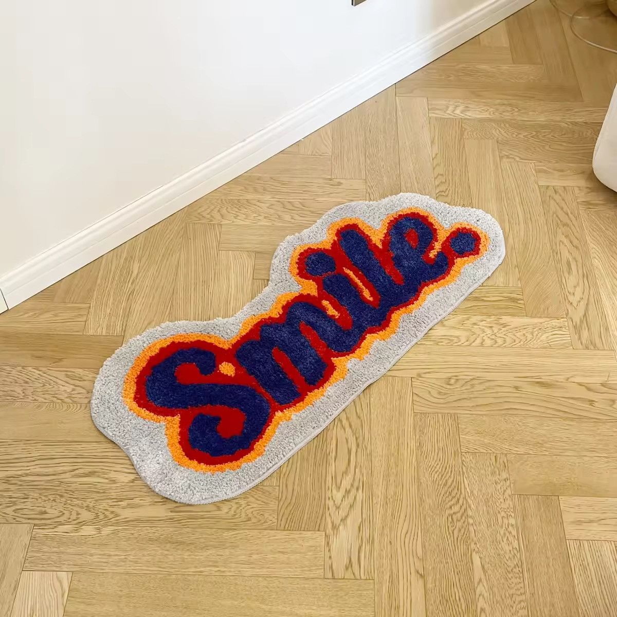 Handmade Smile Home Decoration Fluffy Rug Carpet Size ONE SIZE - 5 Thumbnail