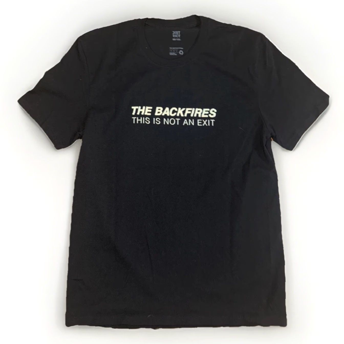 Vintage The Backfires T-Shirt “This Is A Tour” Black Medium Mens Band Graphic Print Short Sleeve Crew Neck Cotton 19x28 Indie Rock Size US M / EU 48-50 / 2 - 3 Thumbnail