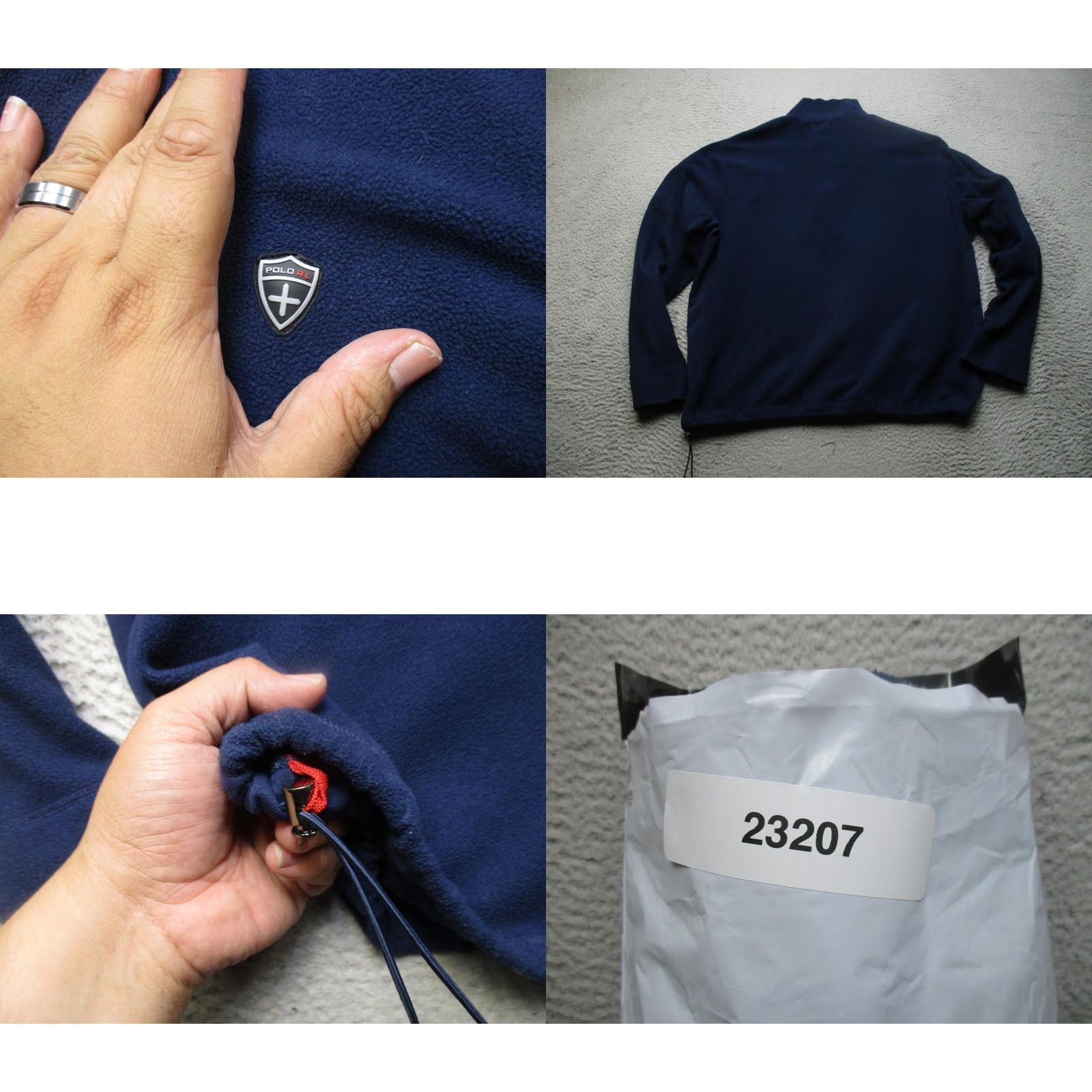 Polo Ralph Lauren Polo by Ralph Lauren Sweater Mens XL Blue Fleece 1/4 Zip Pullover Shield Logo Ski Size US XL / EU 56 / 4 - 8 Thumbnail