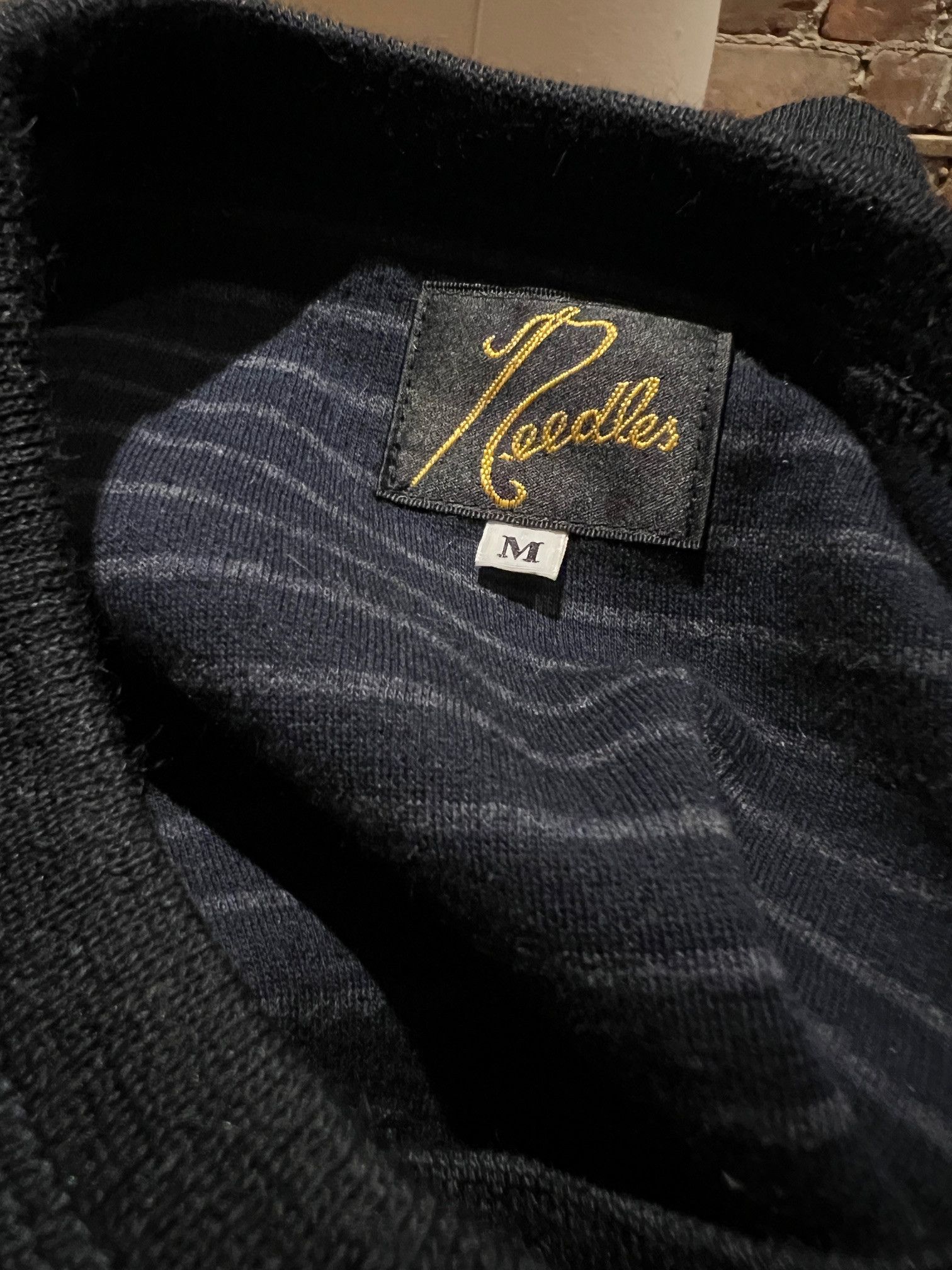 Needles Needles Papillon Embroidered Pocket Tee Size US M / EU 48-50 / 2 - 6 Thumbnail