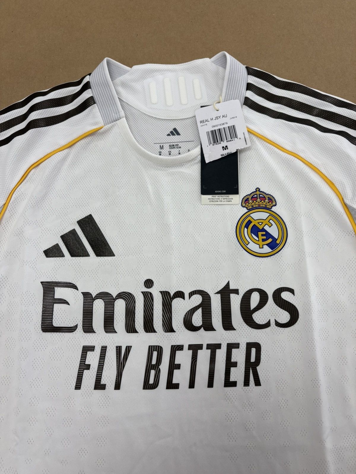 Adidas Adidas 2025/26 Real Madrid Authentic Home Jersey Size US M / EU 48-50 / 2 - 3 Thumbnail