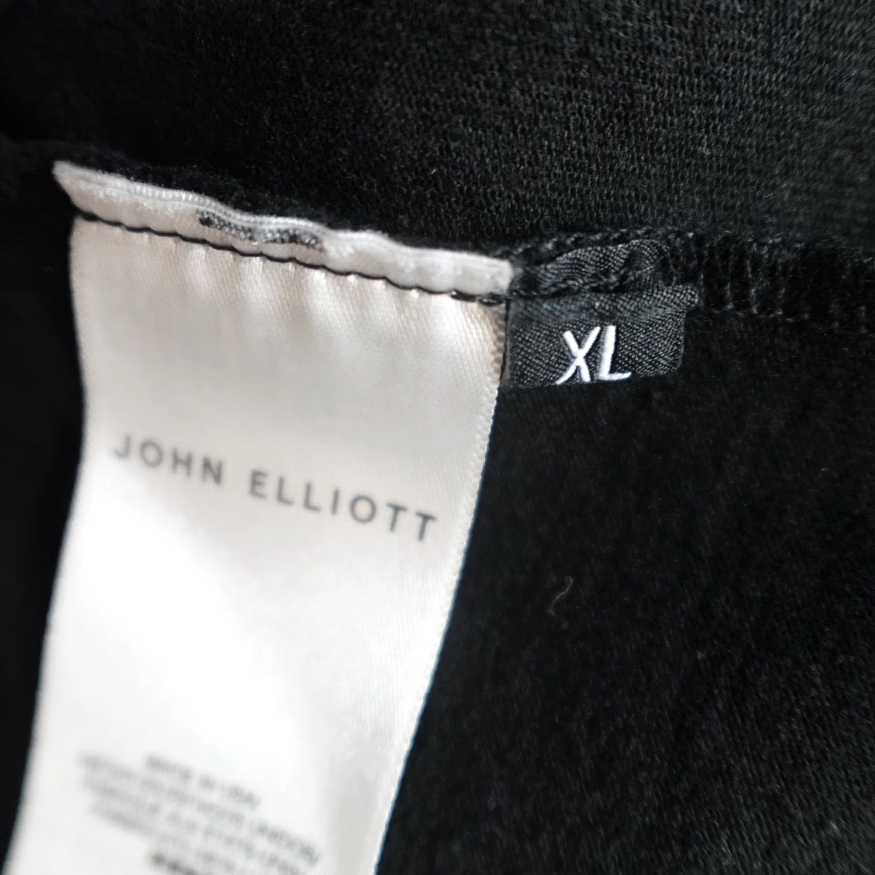 John Elliott John Elliot Shirt XL Black Long Sleeve Solid Made in USA Size US XL / EU 56 / 4 - 5 Thumbnail