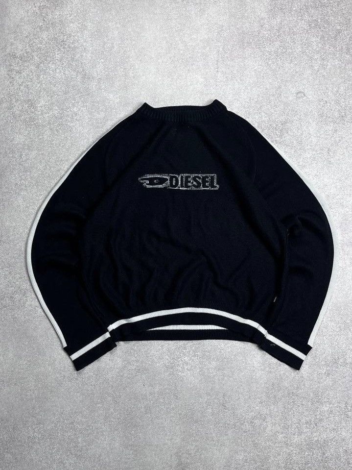 Diesel × Vintage Vintage Diesel Big Logo Archival Boxy Sweater L Size US L / EU 52-54 / 3 - 1 Thumbnail