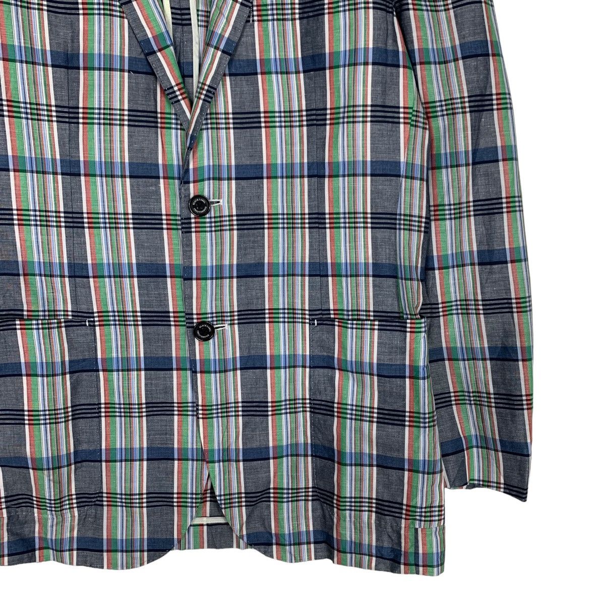 BLACK LABEL Crestbridge Checked Suit Jacket #0943-C42