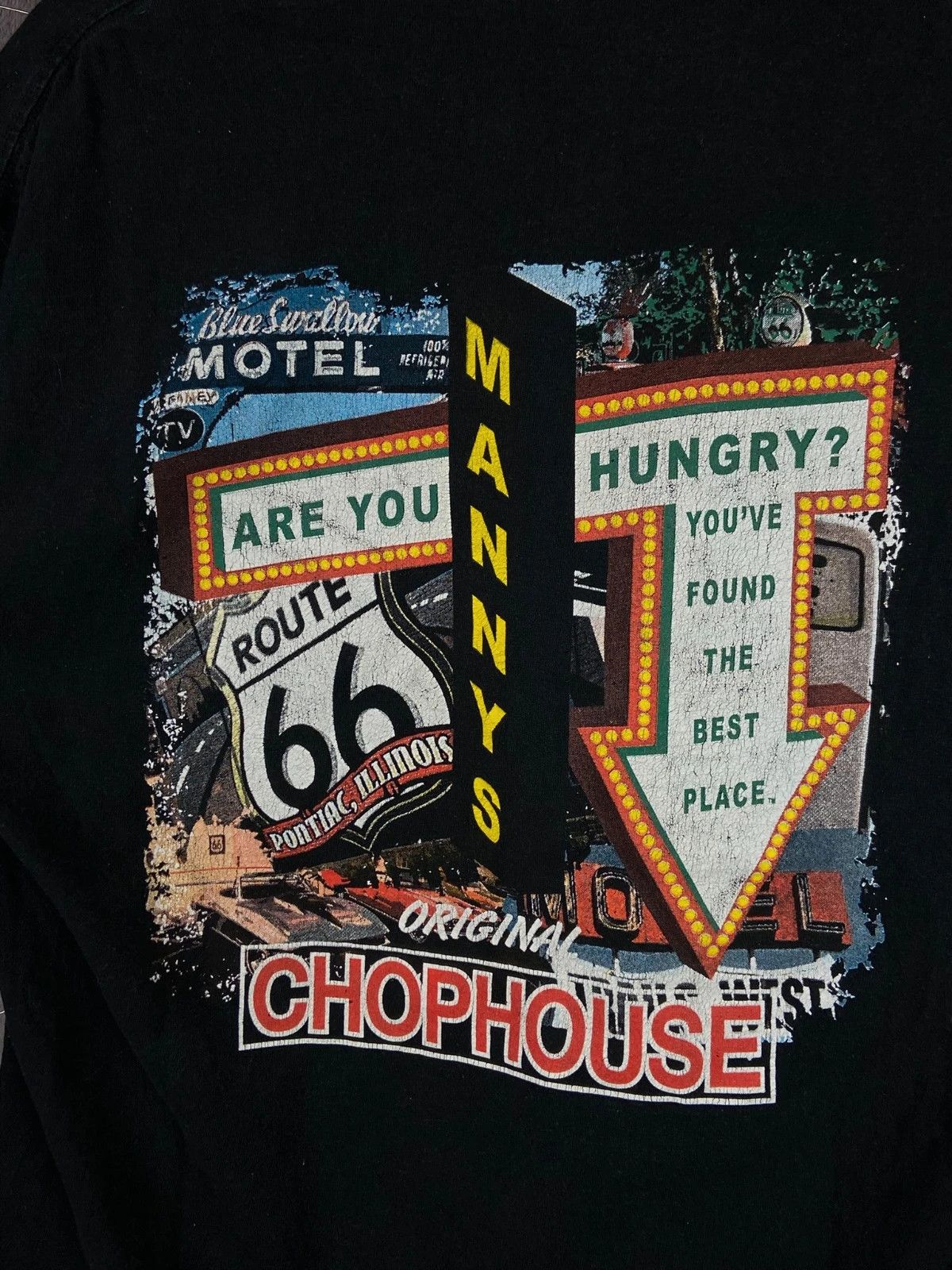 Gildan Route 66 graphic t-shirt vintage travel USA classic Size US L / EU 52-54 / 3 - 2 Thumbnail