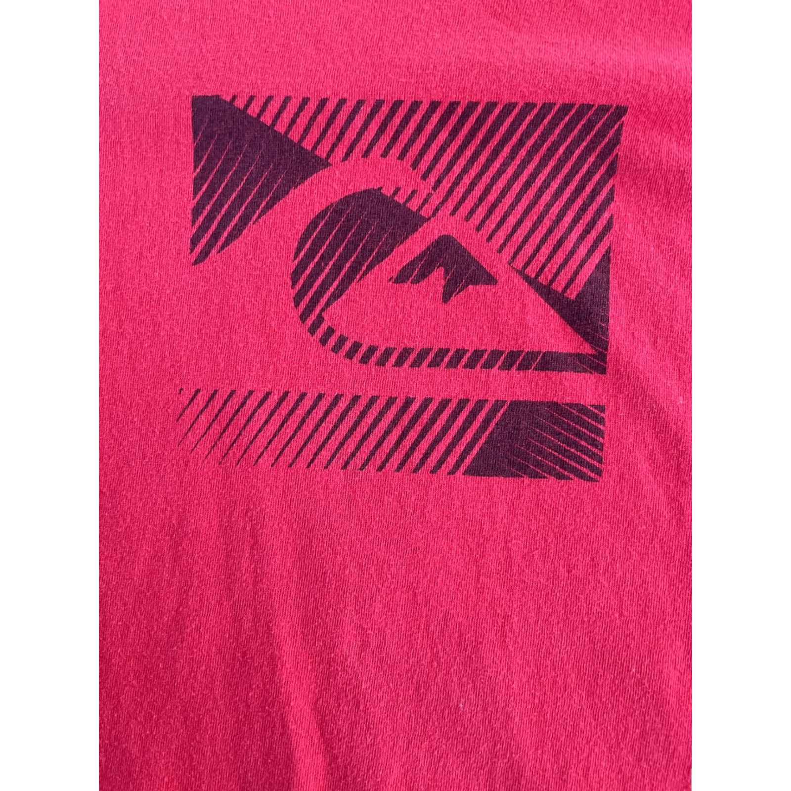 Quiksilver VINTAGE Quicksilver T-Shirt Shirt Red M Men's Short Sleeve 90s Sports Surfing Skateboarding Cotton Cut Medium Tag Size US M / EU 48-50 / 2 - 2 Thumbnail