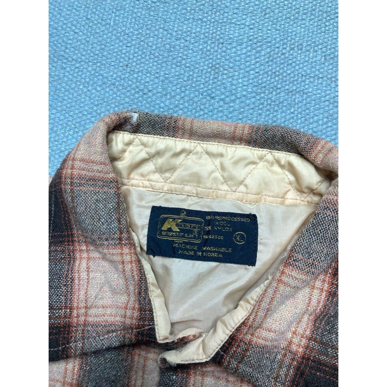 Vintage VINTAGE Kmart wool shirt jacket shacket Pearl snap plaid western cruiser XL Size US XL / EU 56 / 4 - 4 Thumbnail