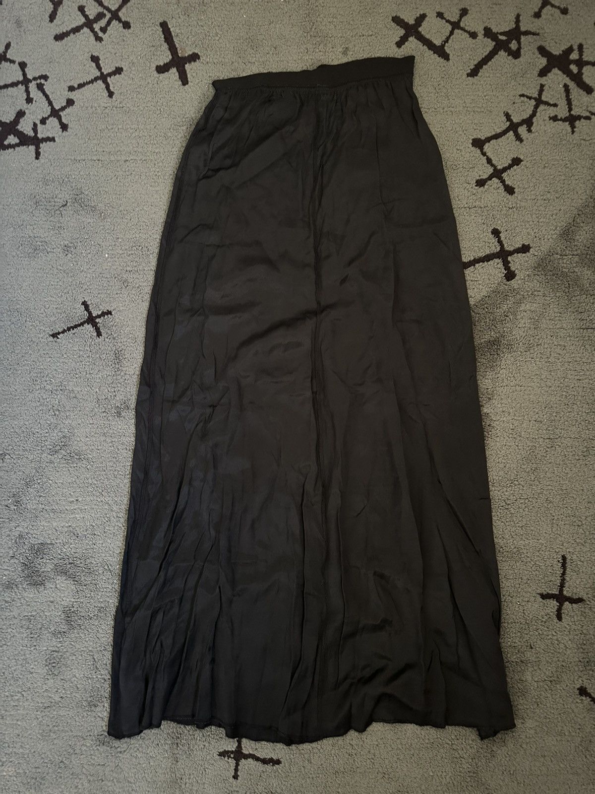 Maison Margiela Archive Margiela Fall 1992 Viscose Maxi Skirt Size 27" / US 4 / IT 40 - 2 Thumbnail