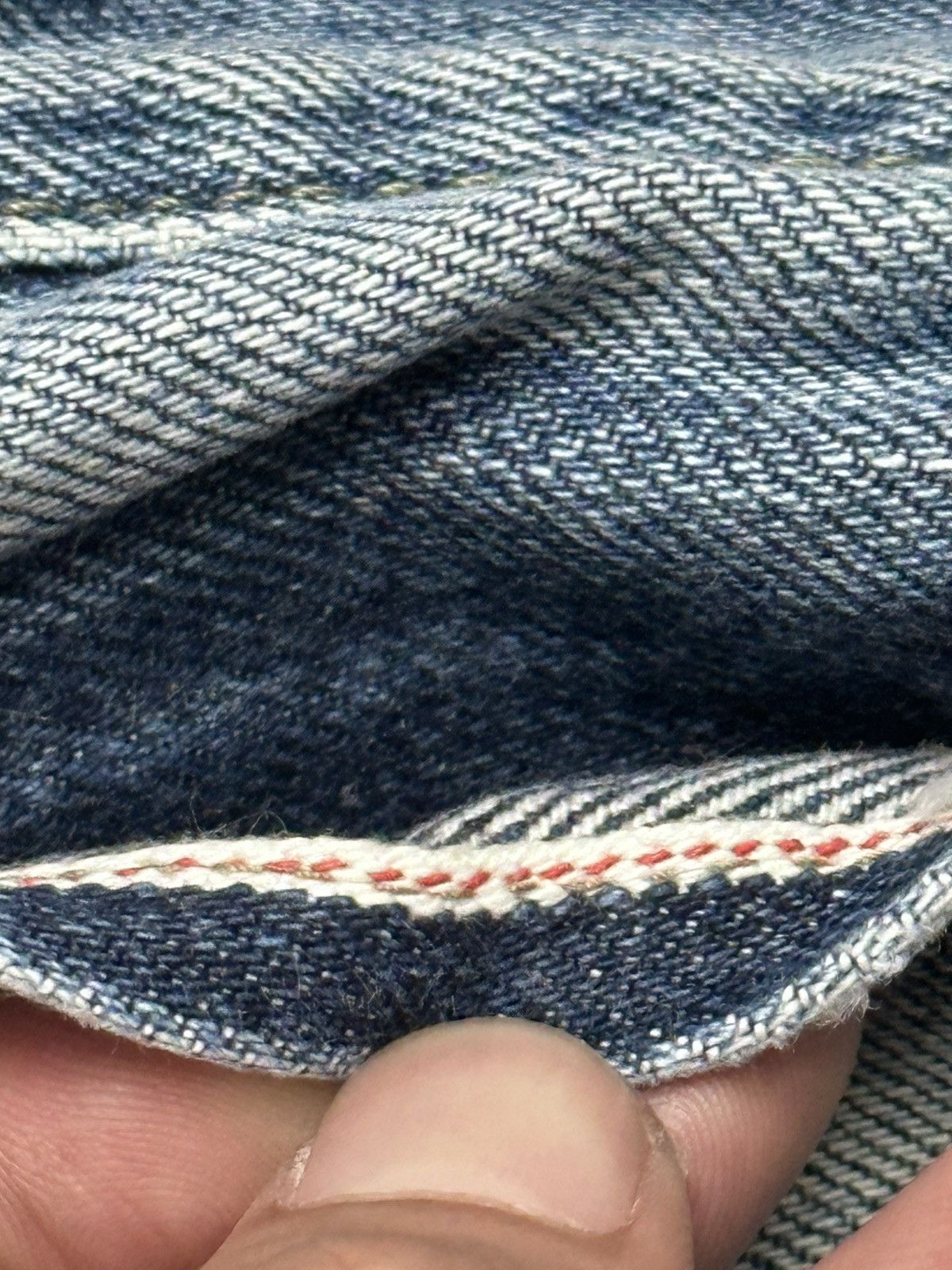 Japanese Brand Complete Finesse Japan Distressed Selvage Jeans With Faded Size US 33 - 10 Thumbnail
