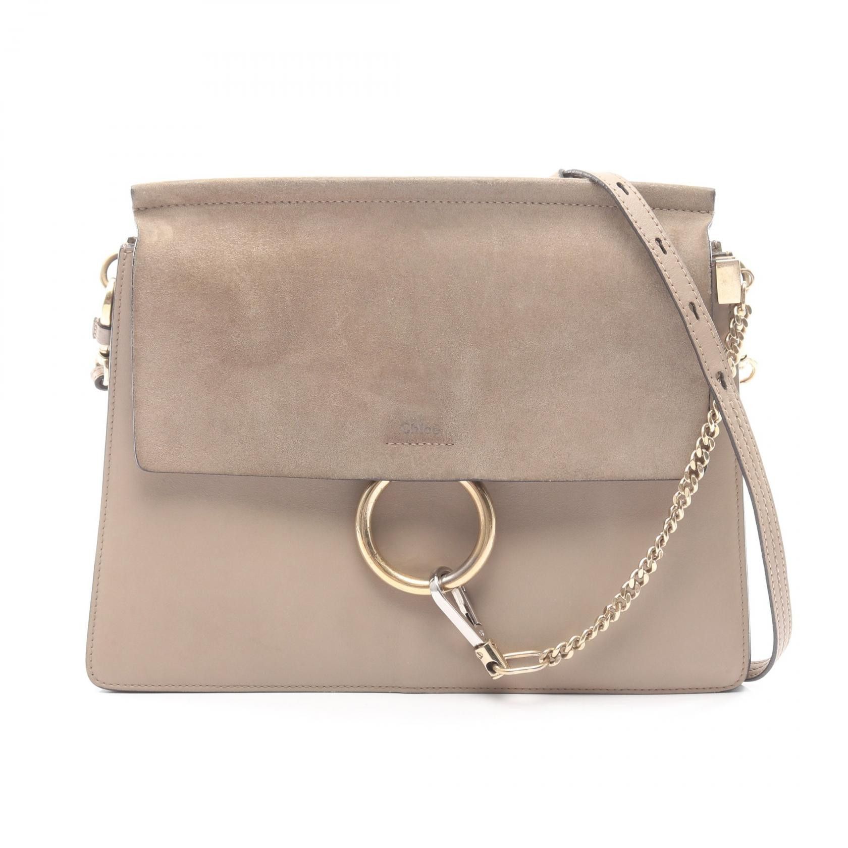 Chloe Chloe Chloe Faye Suede Leather Shoulder Bag Leather Shoulder Bag DUTY FREE for USA Size ONE SIZE - 1 Thumbnail