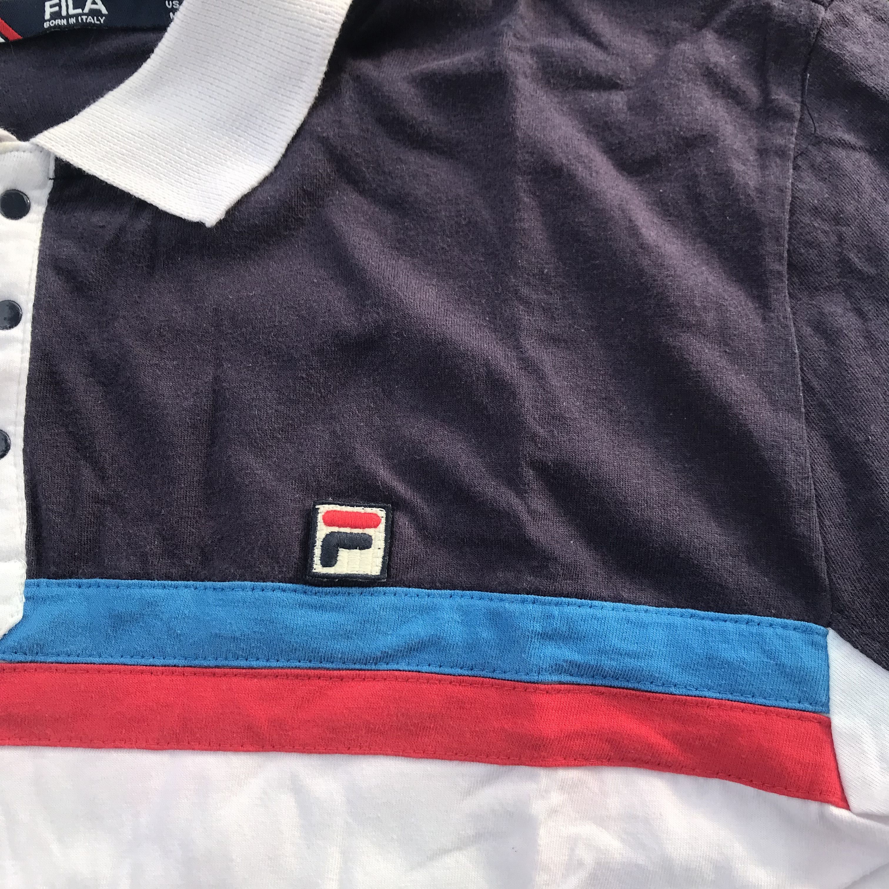 Fila Fila sentatta Polo Shirt 3 tone colorway Bnwt Brand New Size US L / EU 52-54 / 3 - 8 Thumbnail