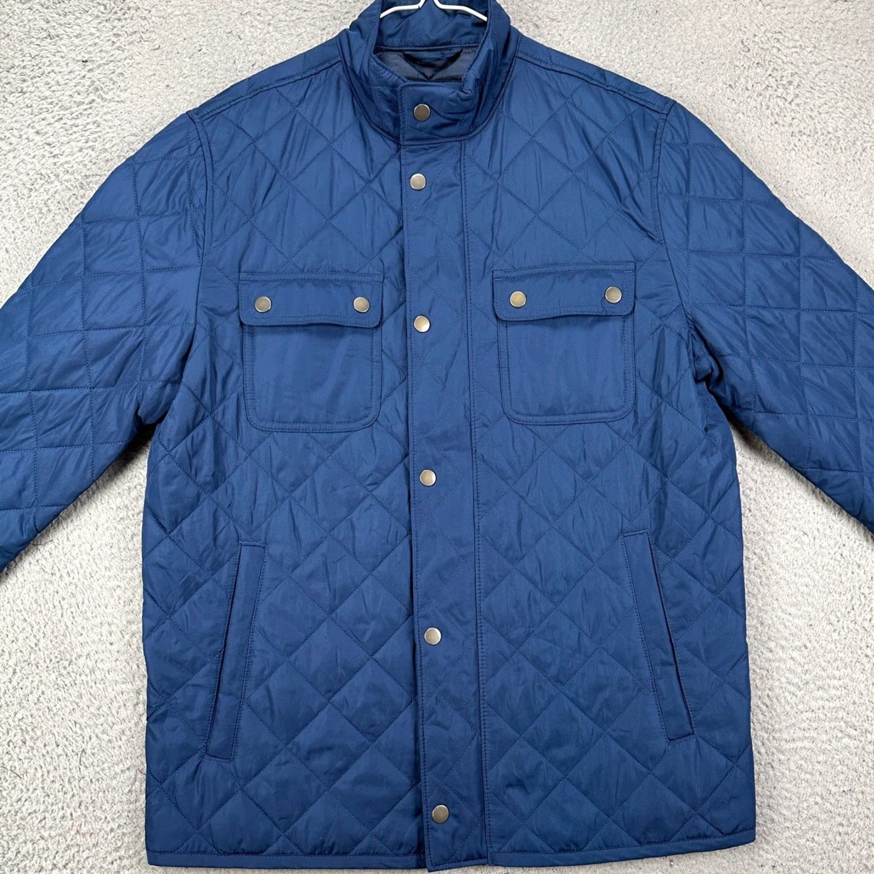 Gap GAP Jacket Womens Medium Quilted Blue Barn Utility Pockets Snap Button Outdoor Size M / US 6-8 / IT 42-44 - 3 Thumbnail