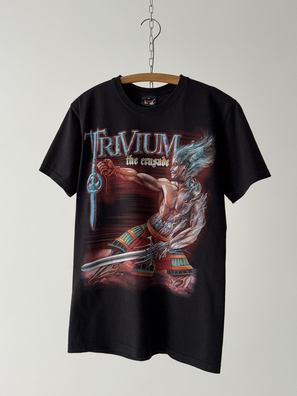 Band Tees × Vintage Vintage 00s Trivium ‘The Crusade’ Metal Band T-Shirt Size US M / EU 48-50 / 2 - 1 Thumbnail