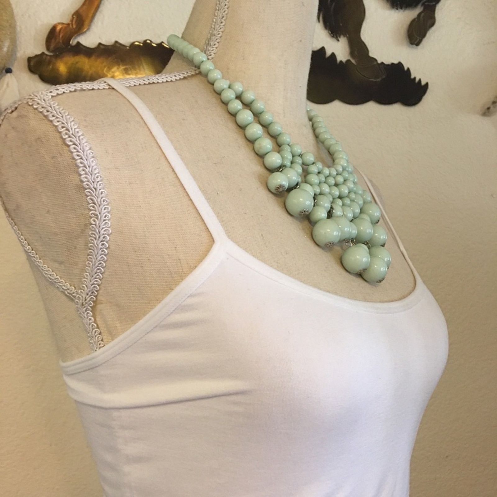 Jewelry Simple Addiction powder blue beaded necklace Size ONE SIZE - 2 Thumbnail