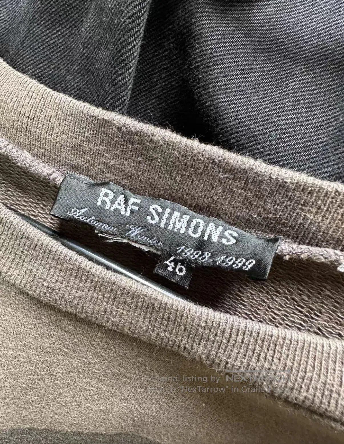 Raf Simons Brown Long Sleeve Graphic Print Shirt. Size US S / EU 44-46 / 1 - 4 Thumbnail